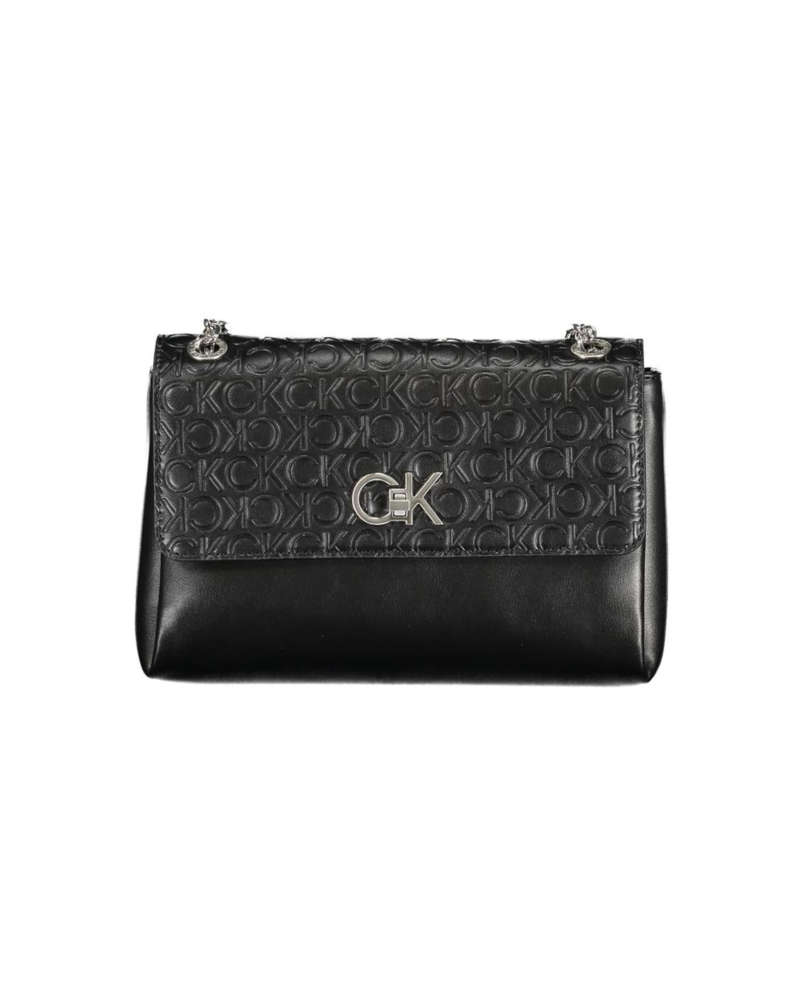 Calvin Klein Women's Black Polyester Handbag - One Size