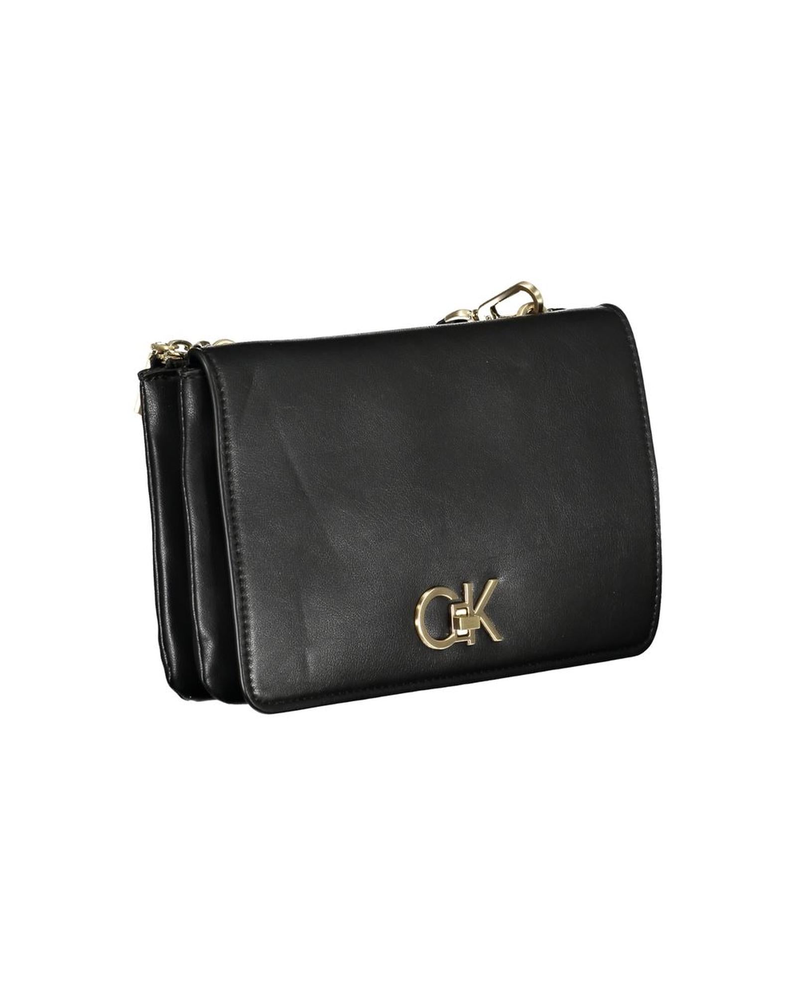 Calvin Klein Women's Black Polyester Handbag - One Size 3