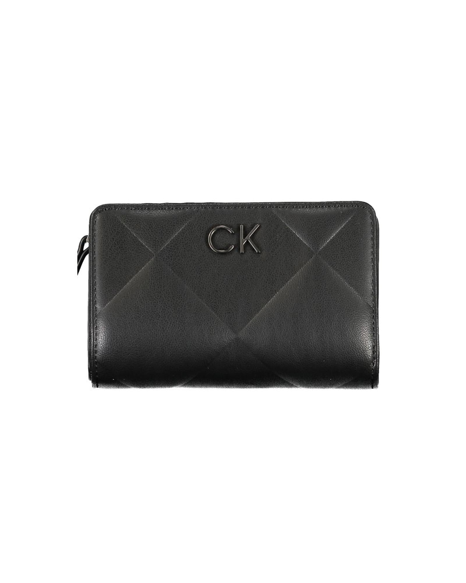 Calvin Klein Women's Black Polyester Wallet - One Size