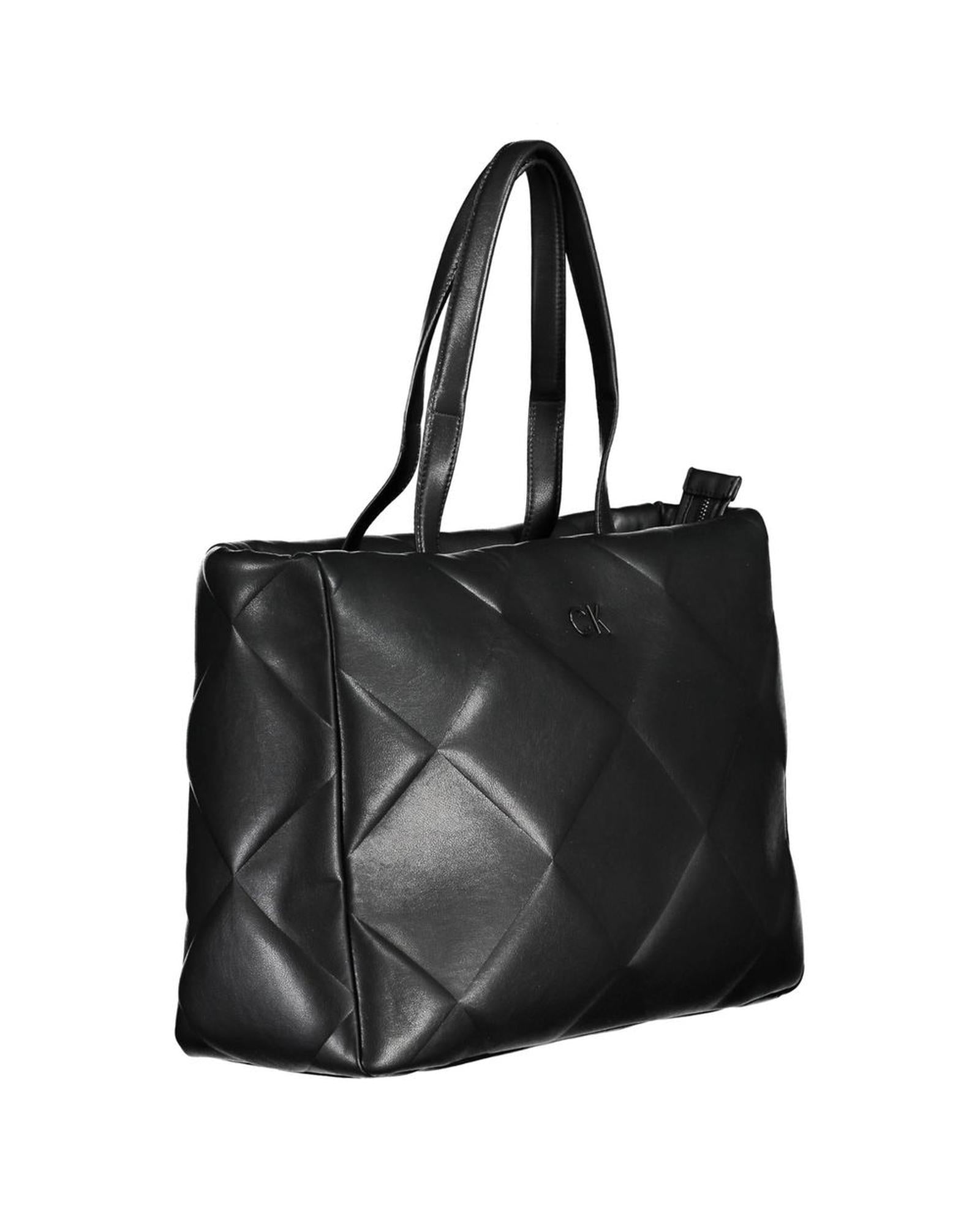 Calvin Klein Women's Black Polyester Handbag - One Size