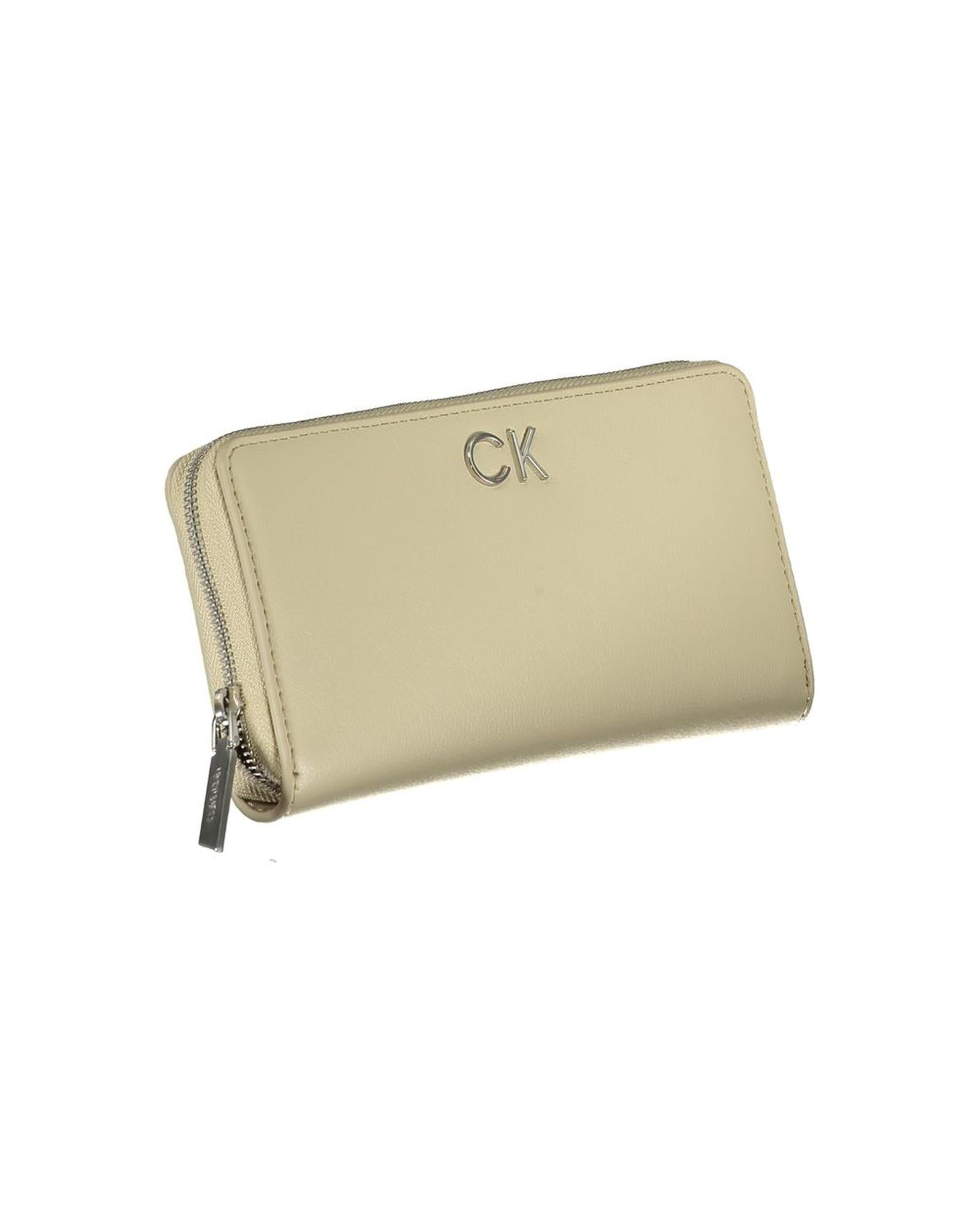 Calvin Klein Women's Beige Polyester Wallet - One Size 3