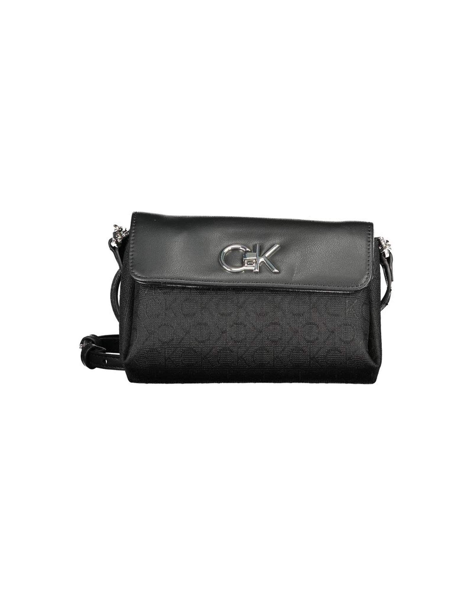 Calvin Klein Women's Black Polyester Handbag - One Size