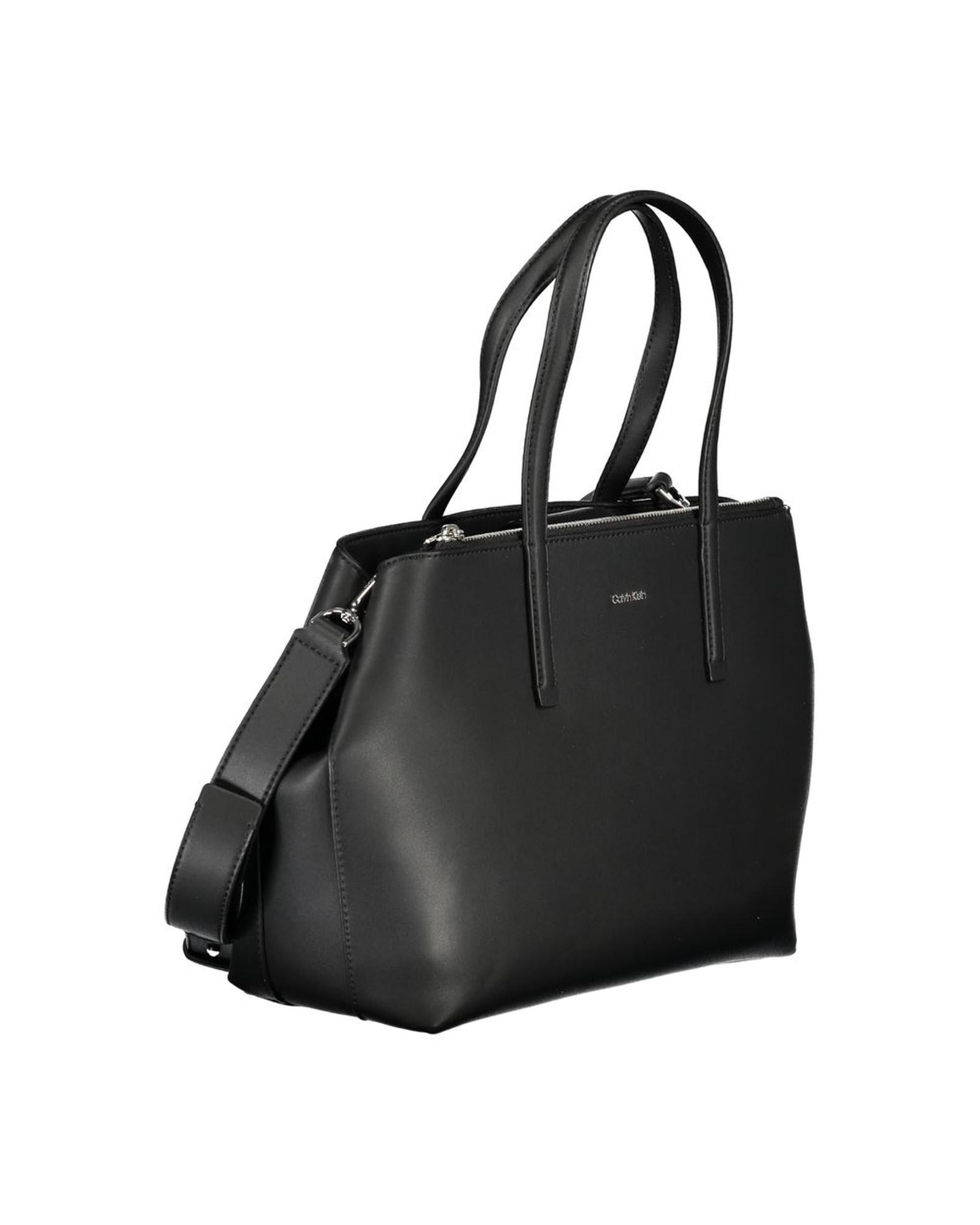 Calvin Klein Women's Black Polyester Handbag - One Size 3
