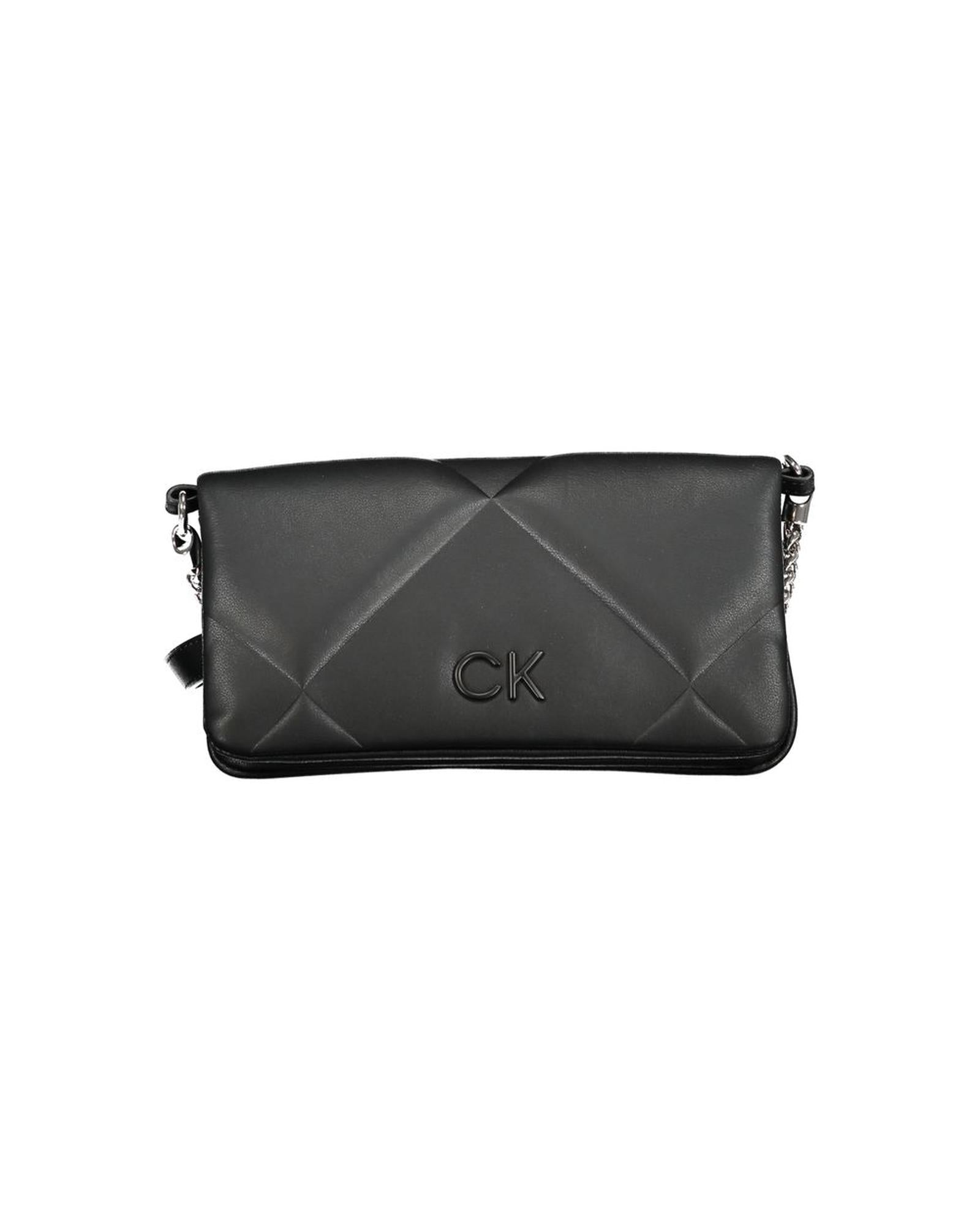 Calvin Klein Women's Black Cotton Handbag - One Size