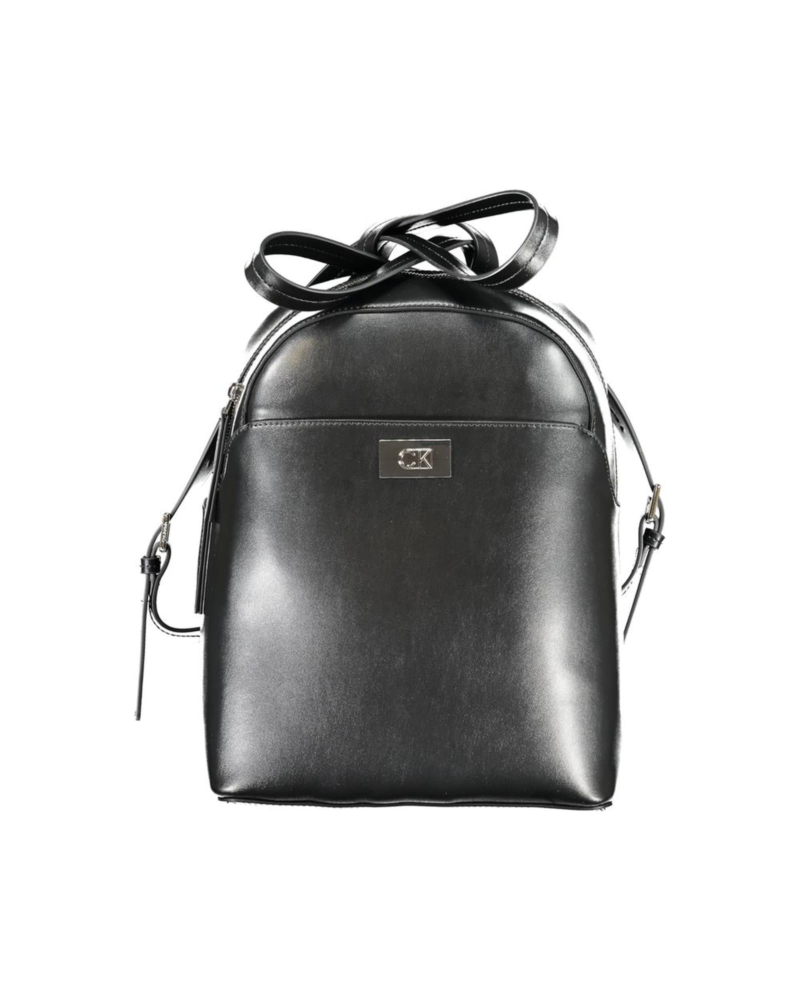 Calvin Klein Women's Black Polyester Backpack - One Size