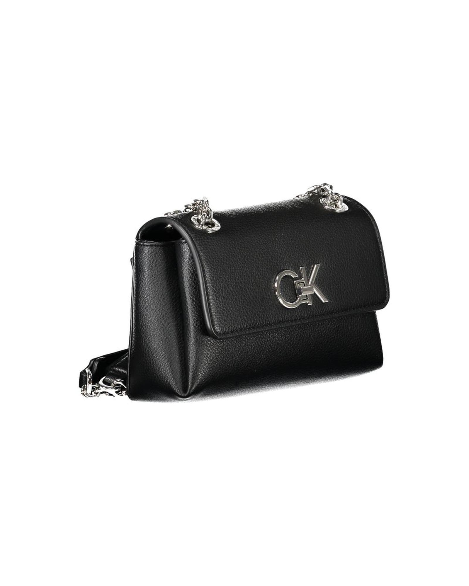 Calvin Klein Women's Black Polyethylene Handbag - One Size 3
