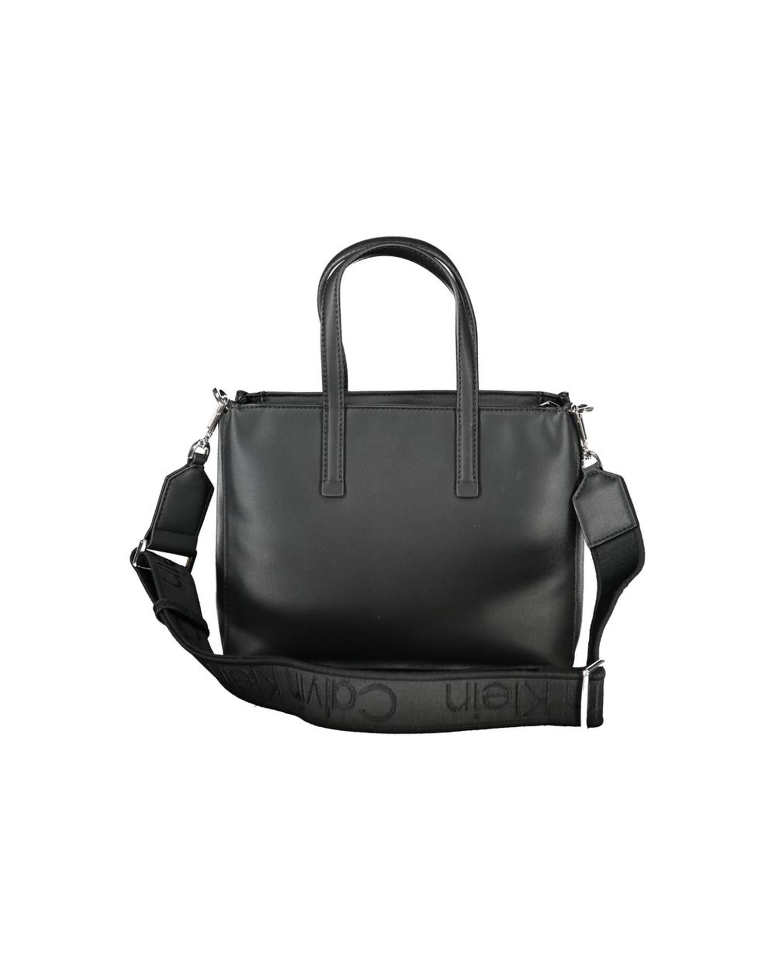 Calvin Klein Women's Black Polyester Handbag - One Size