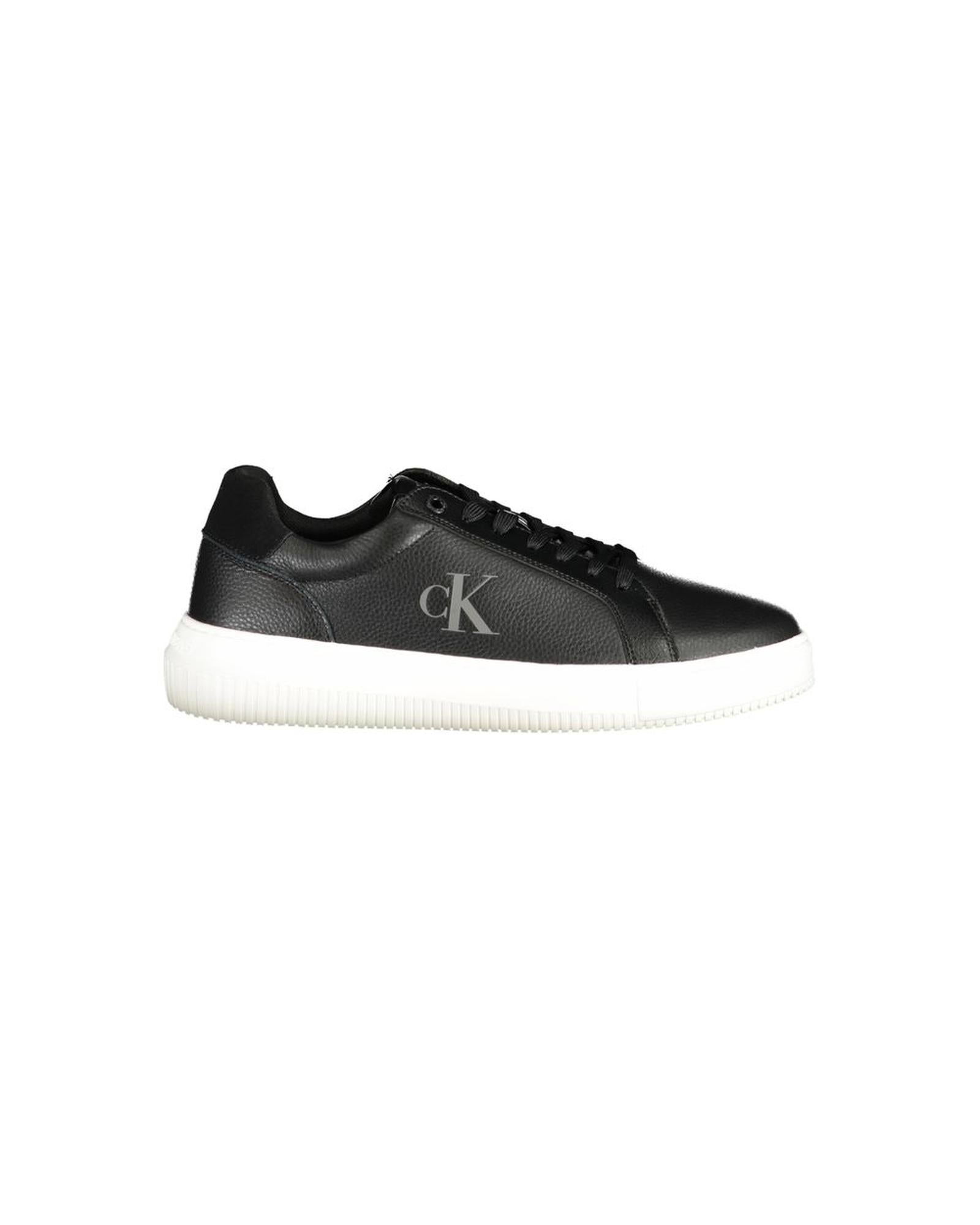 Calvin Klein Men's Black Polyester Sneaker - 41 EU