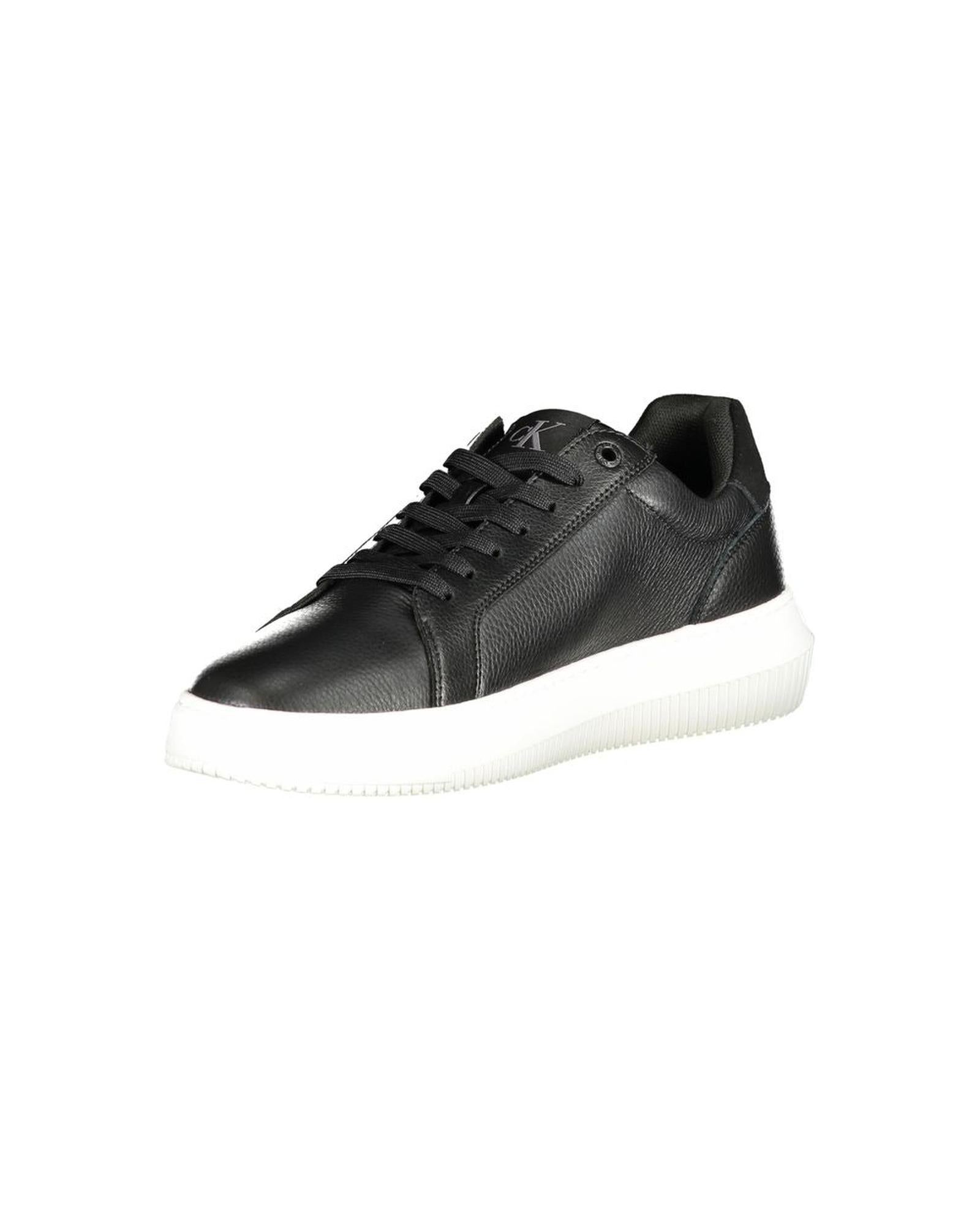 Calvin Klein Men's Black Polyester Sneaker - 43 EU 3