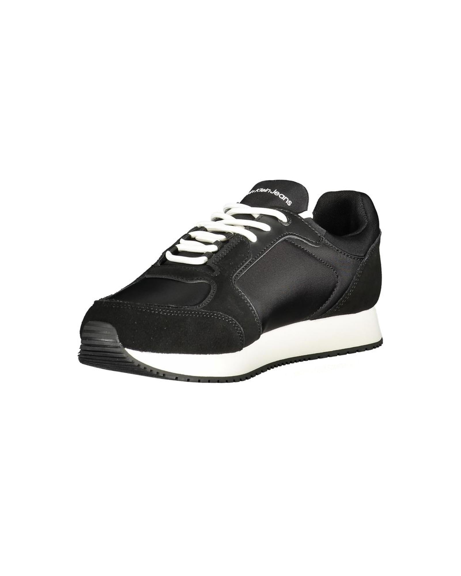Calvin Klein Men's Black Polyester Sneaker - 42 EU 3