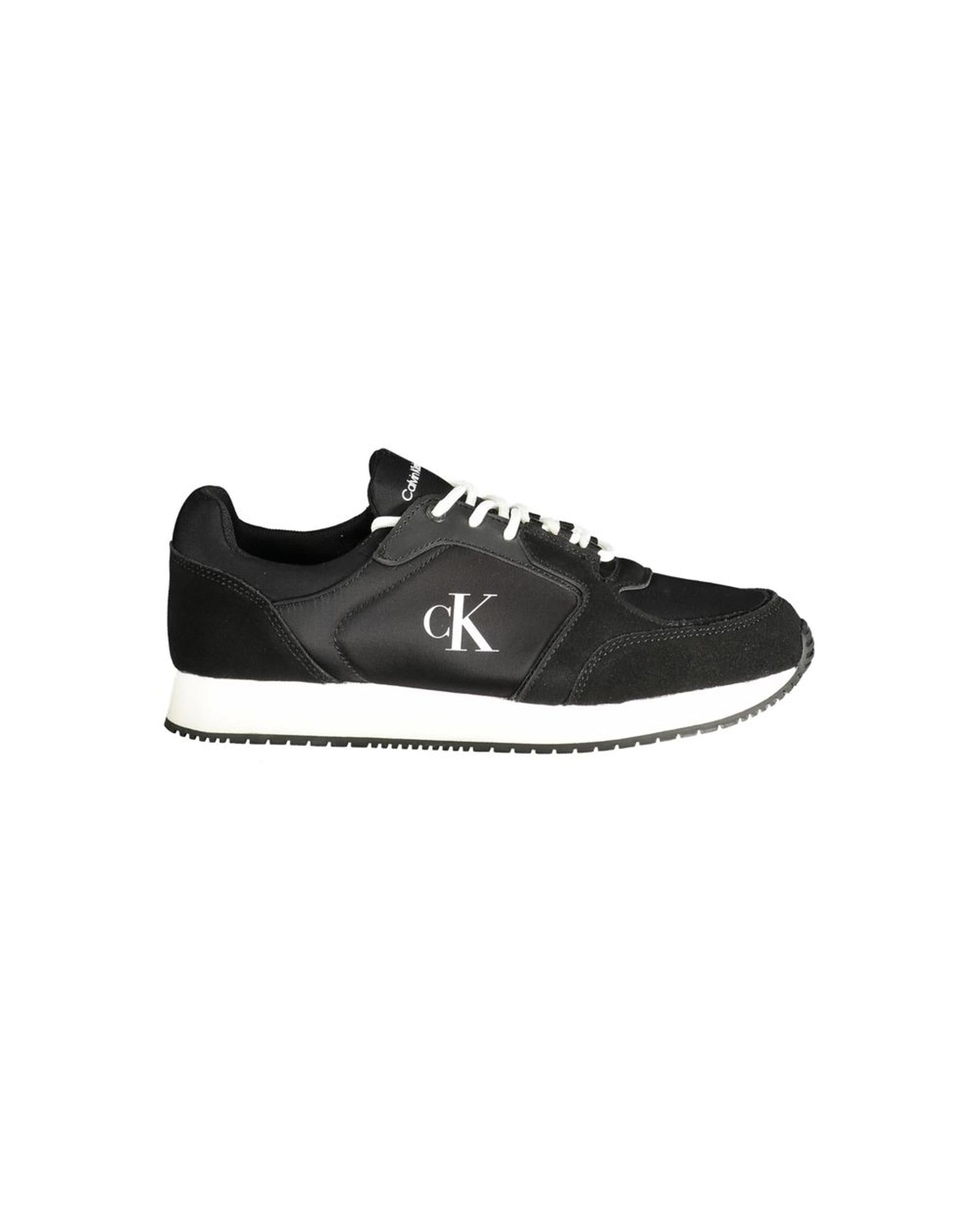 Calvin Klein Men's Black Polyester Sneaker - 44 EU