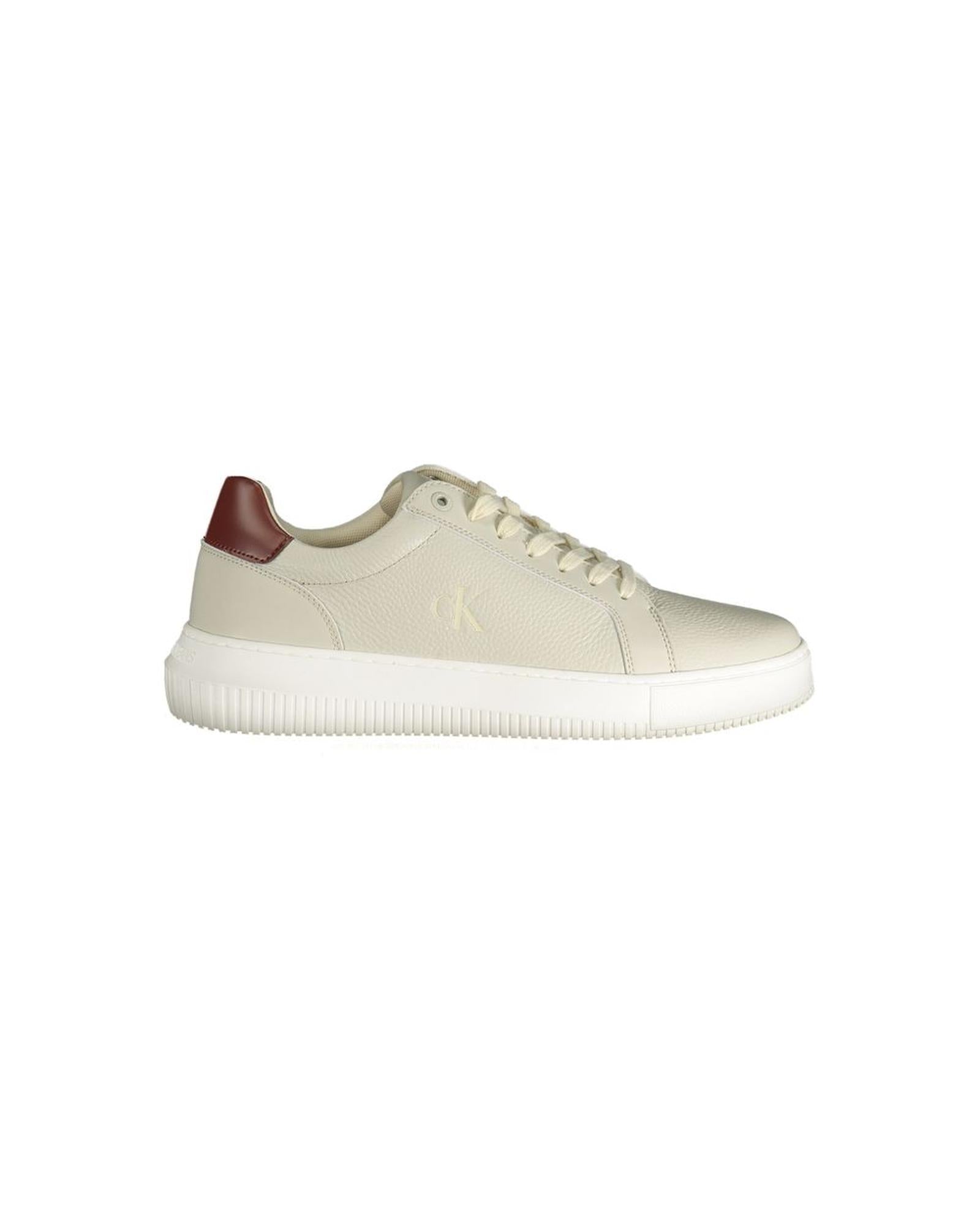 Calvin Klein Men's Gray Polyester Sneaker - 45 EU