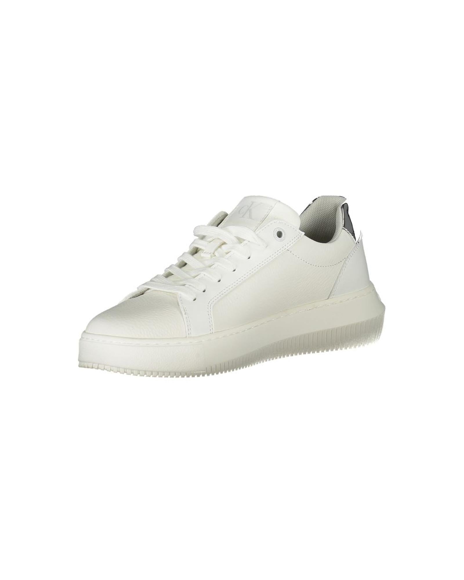 Calvin Klein Women's White Polyethylene  Sneaker - 40 EU
