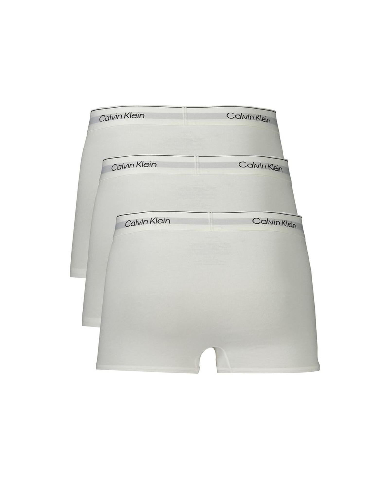 Calvin Klein Men's White Cotton  Boxer Short - 2XL