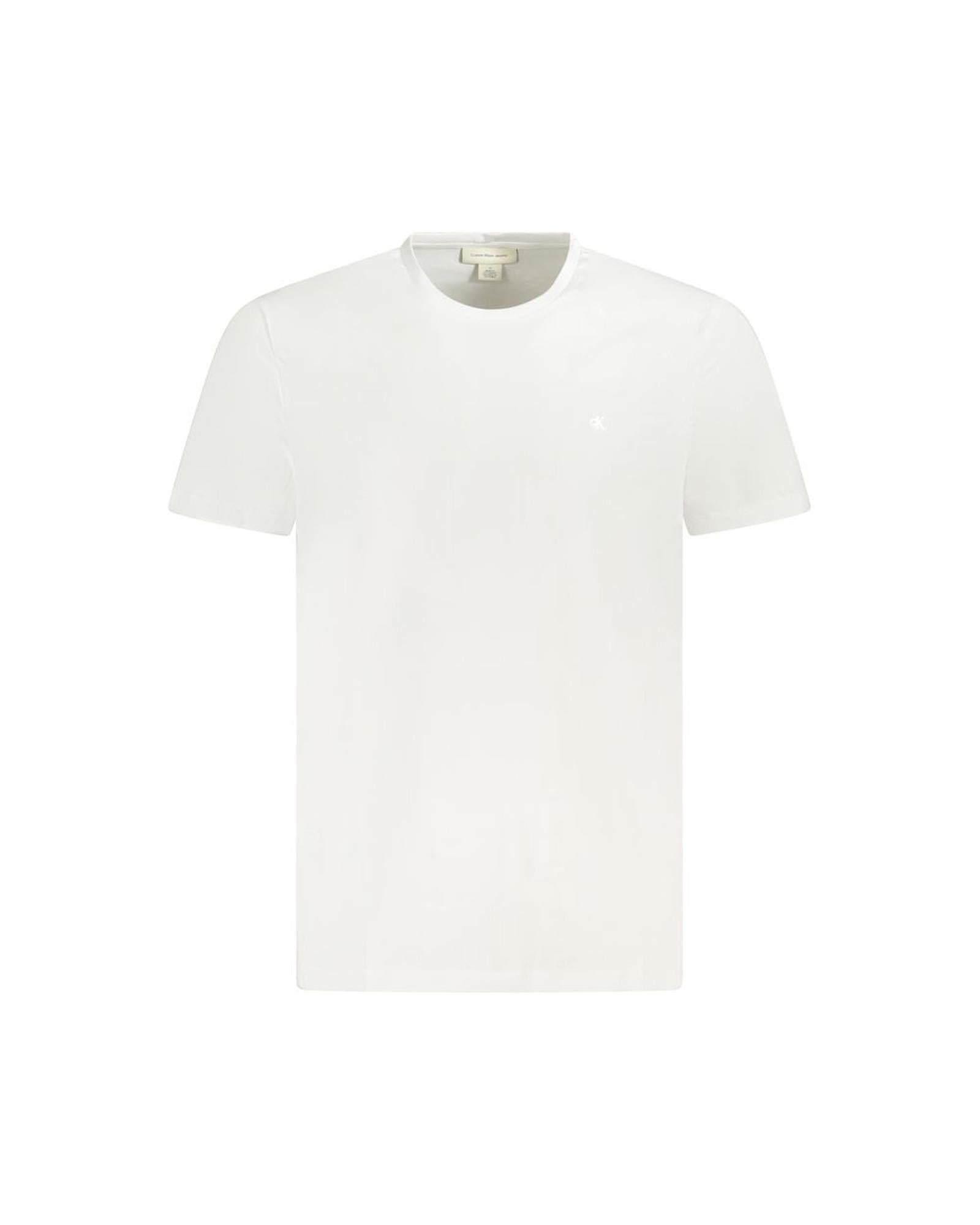 Calvin Klein Men's White Cotton T-Shirt - XL
