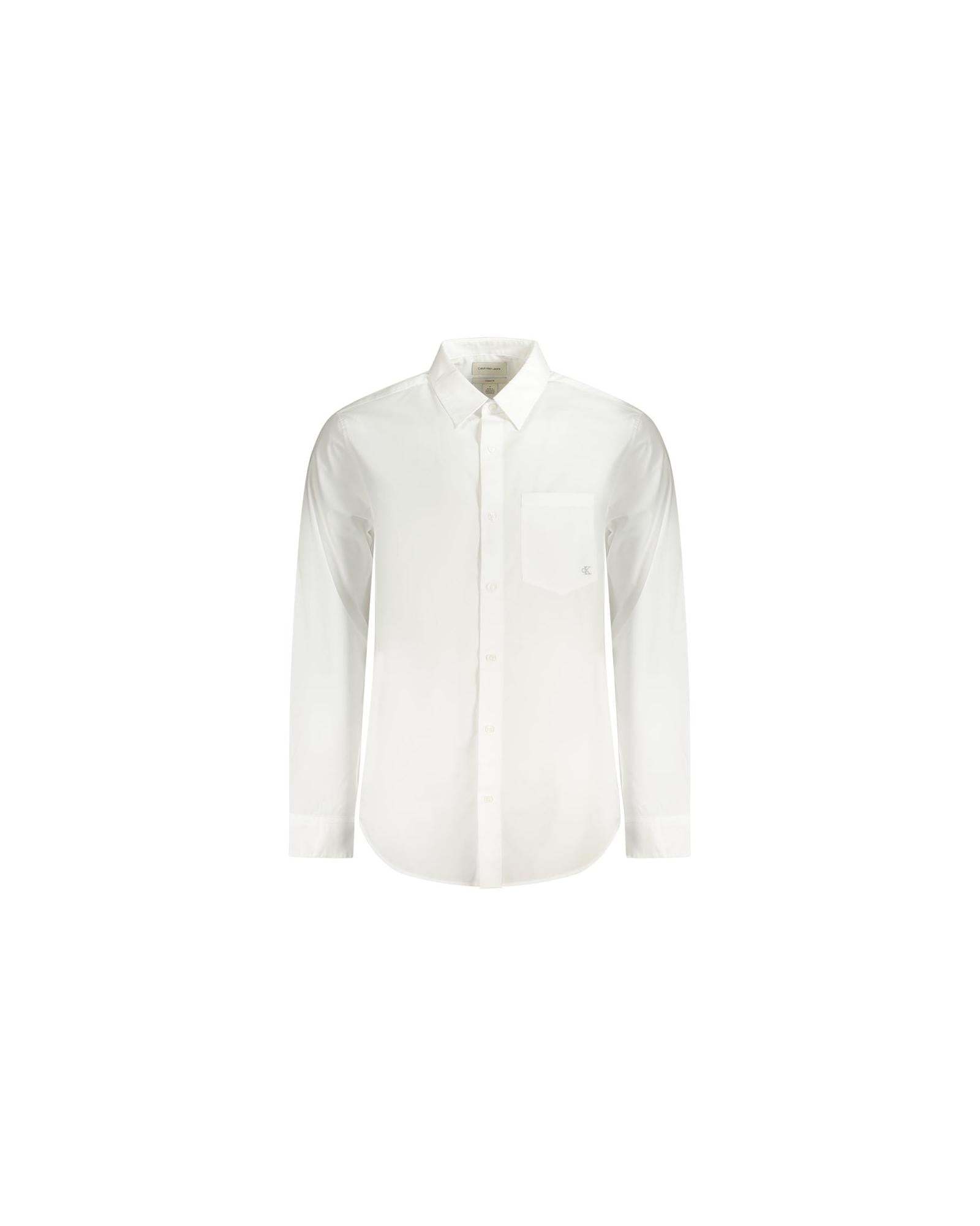 Calvin Klein Men's White Cotton Shirt - S