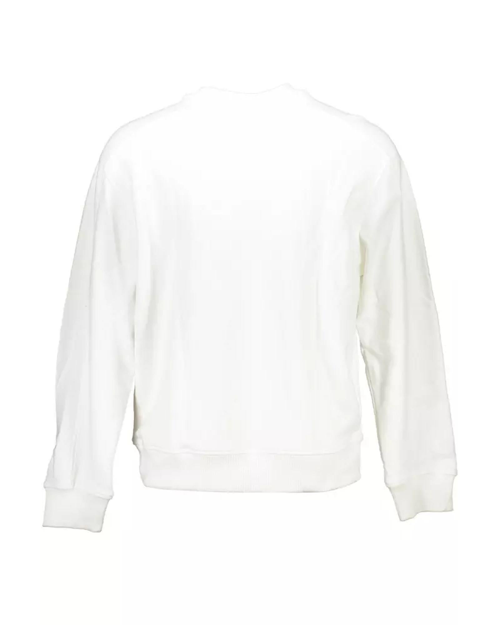 Calvin Klein Men's White Cotton Sweater - XL