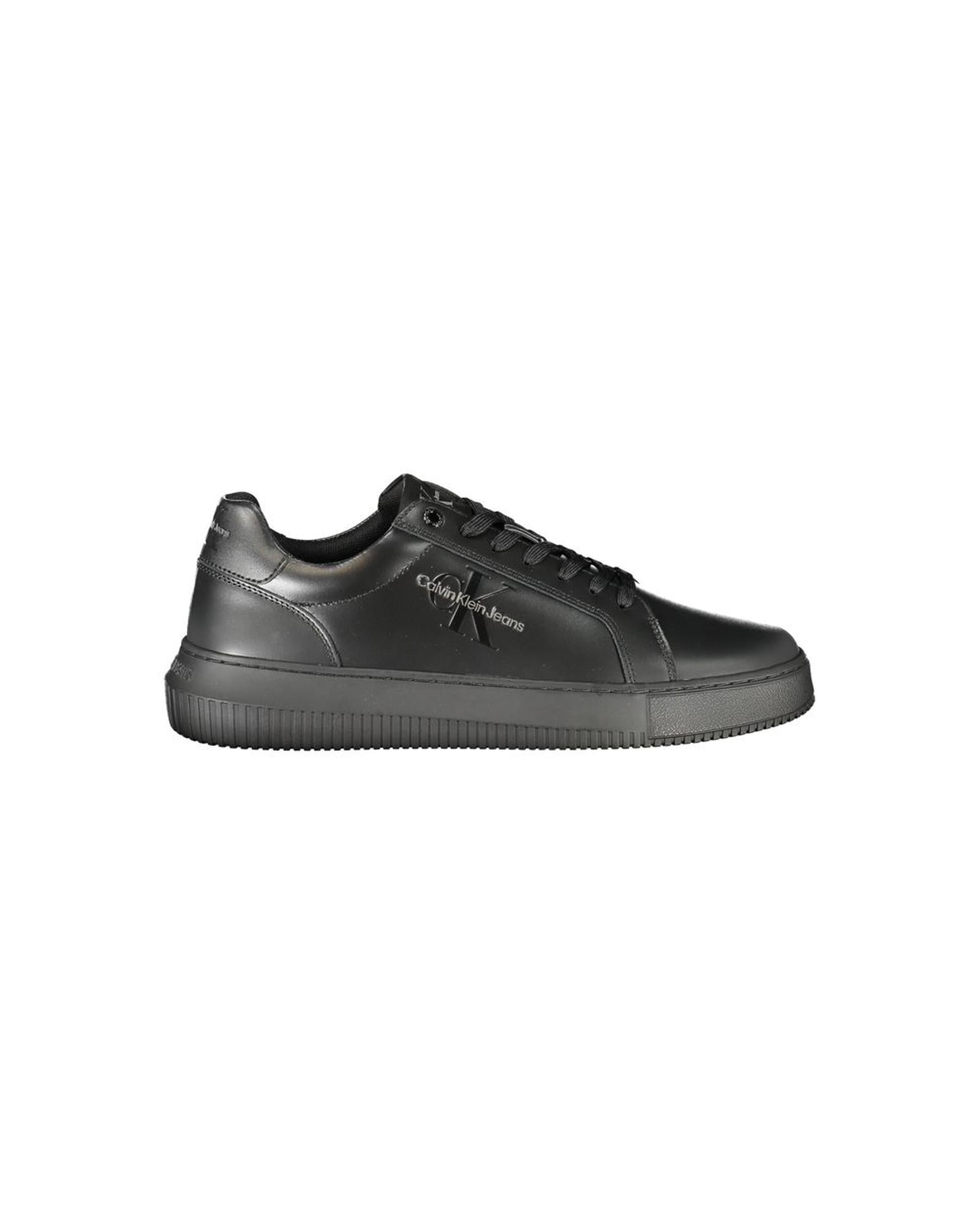 Calvin Klein Men's Black Polyester Sneaker - 44 EU