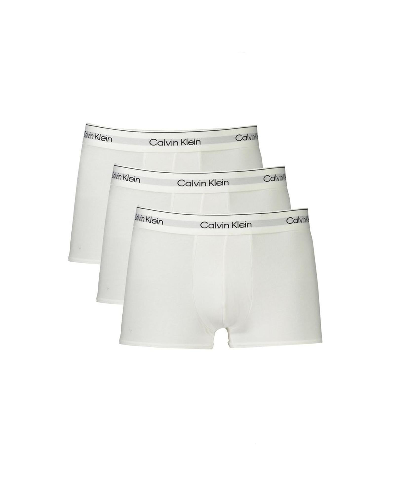 Calvin Klein Men's White Cotton  Boxer - S