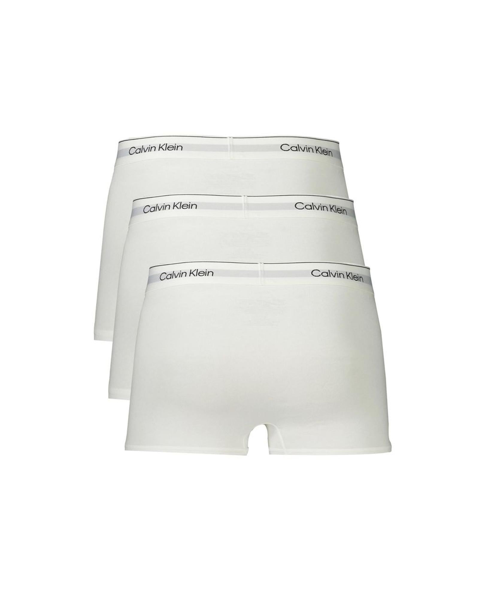 Calvin Klein Men's White Cotton  Boxer - 2XL