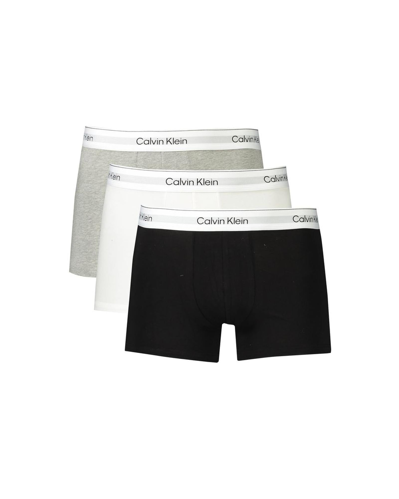 Calvin Klein Men's Gray Cotton  Boxer - 2XL