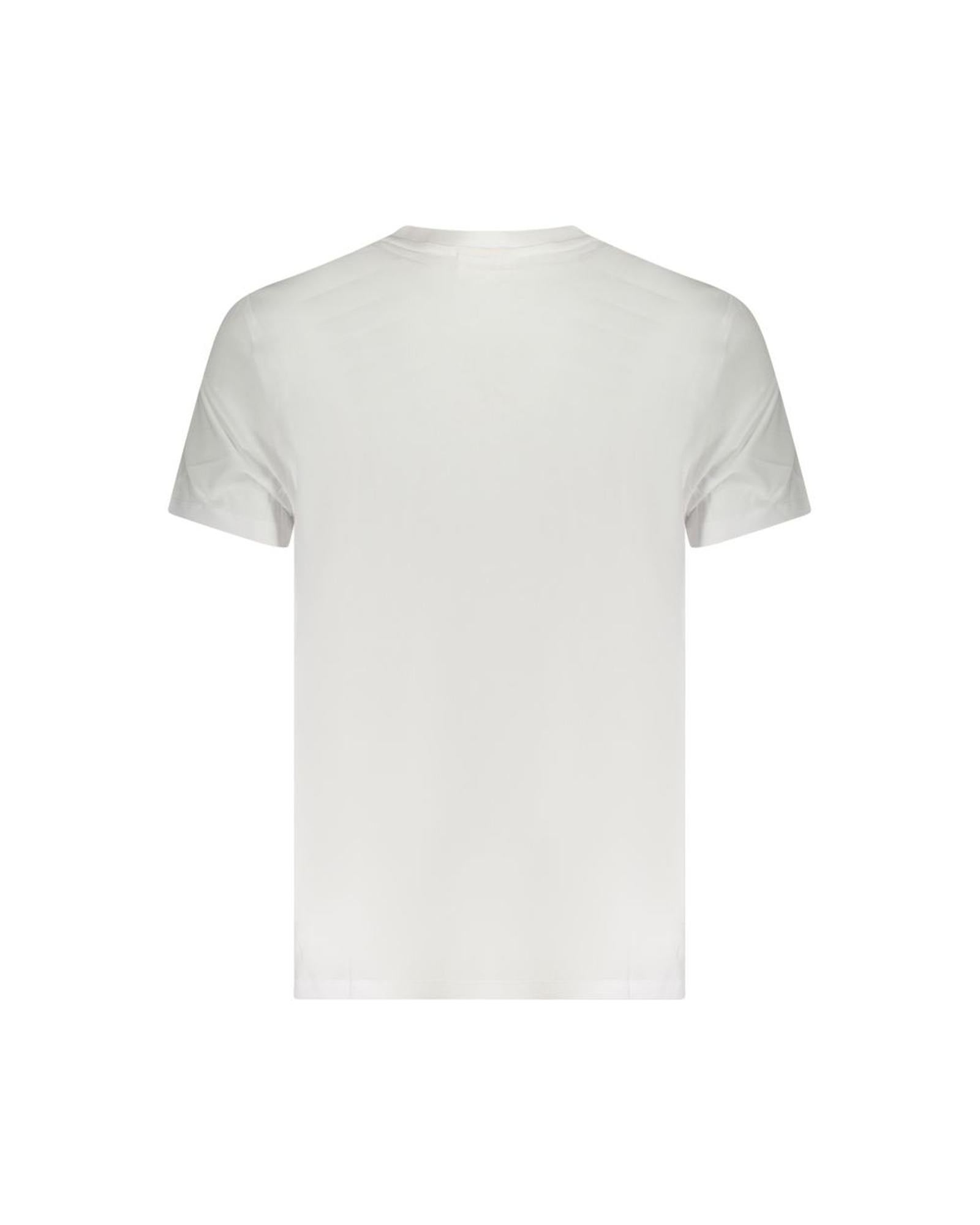 Calvin Klein Men's White Cotton  T-Shirt - M