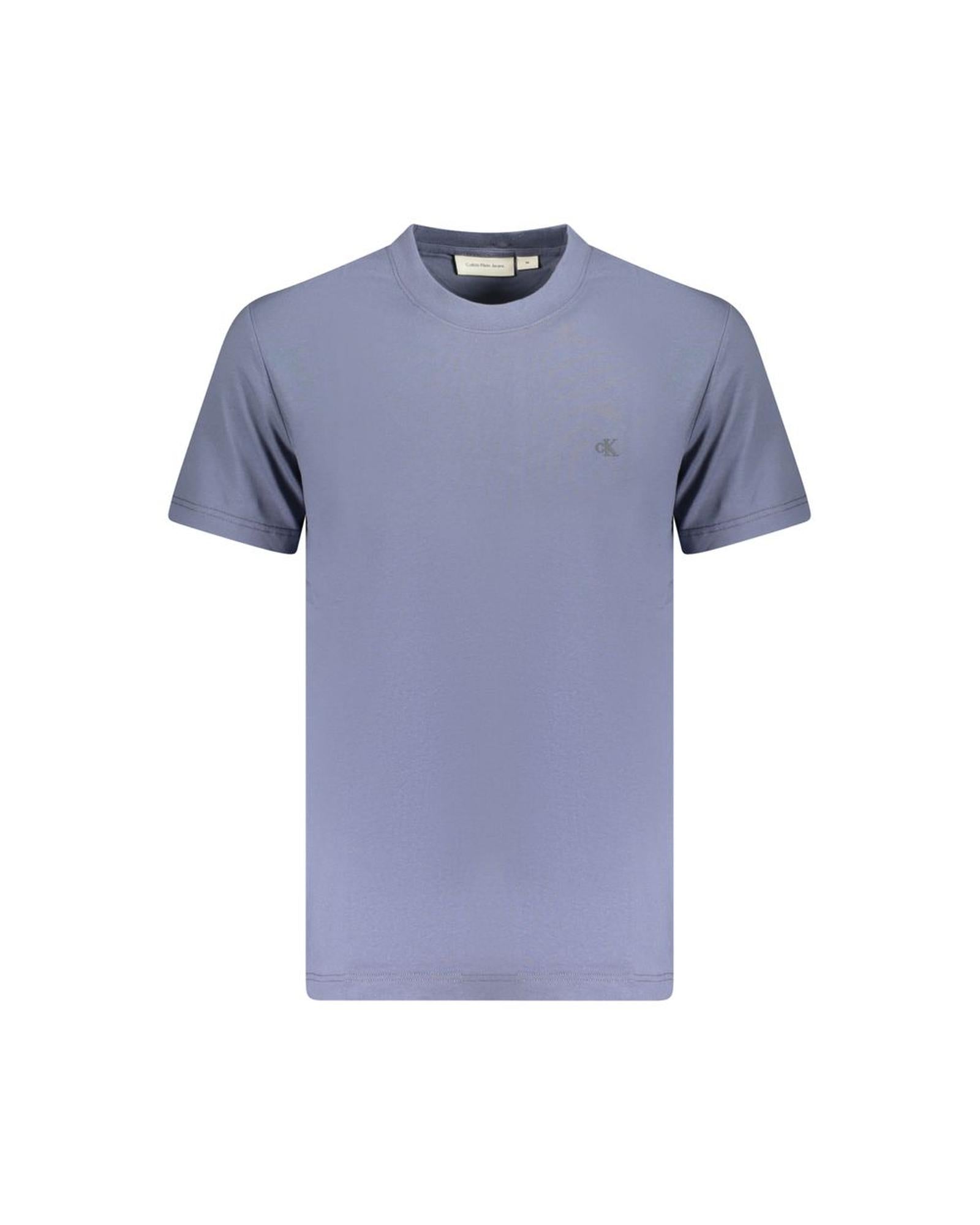 Calvin Klein Men's Blue Cotton  T-Shirt - XL