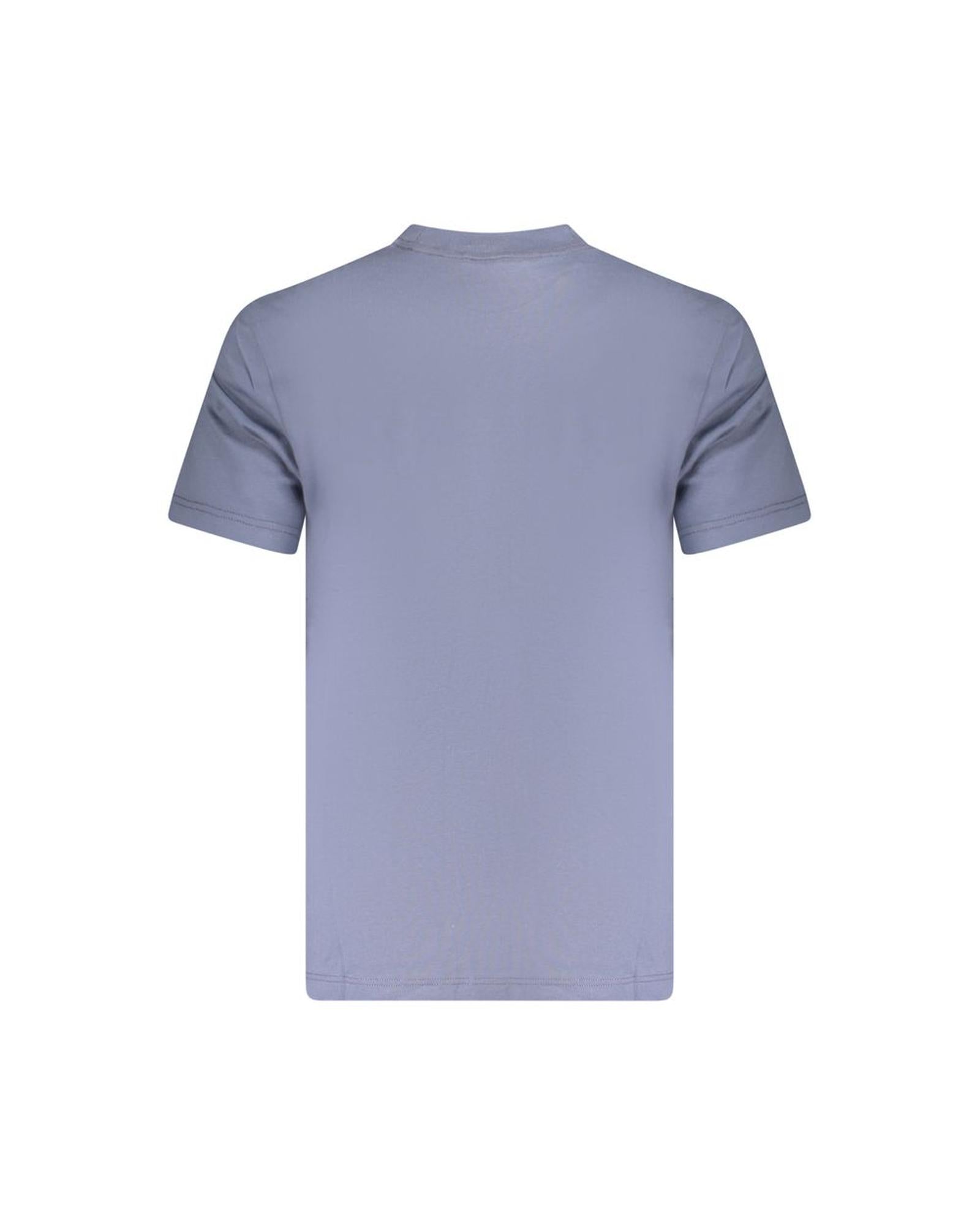 Calvin Klein Men's Blue Cotton  T-Shirt - XL