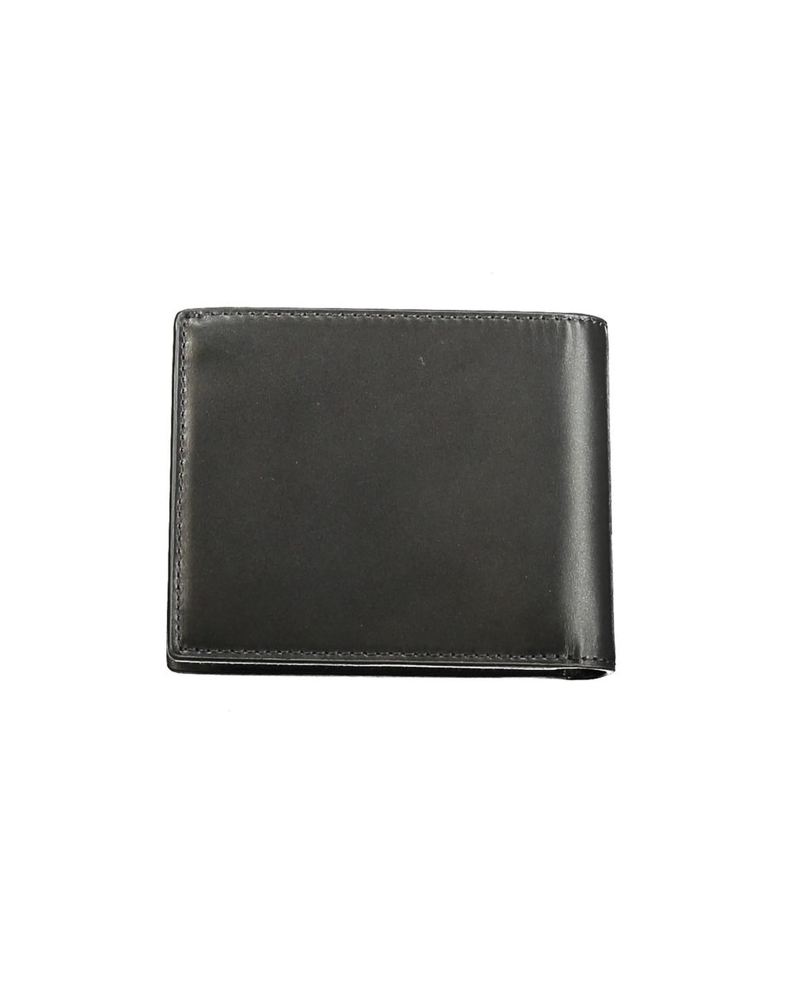 Calvin Klein Men's Black Leather  Wallet - One Size
