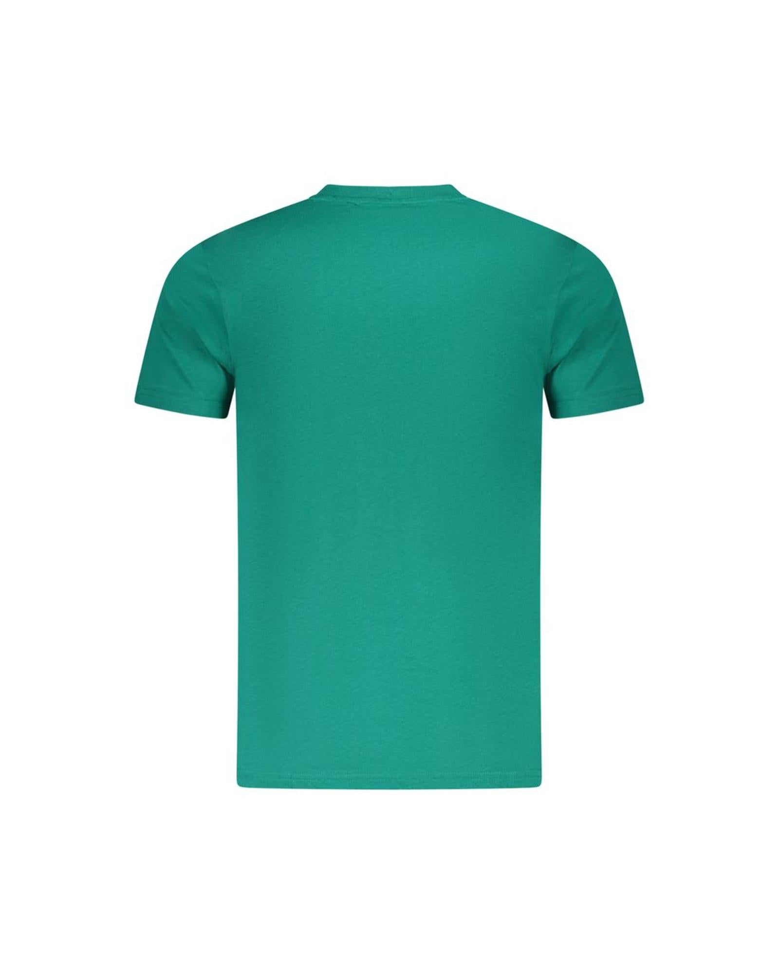 Cavalli Class Men's Green Cotton  T-Shirt - L