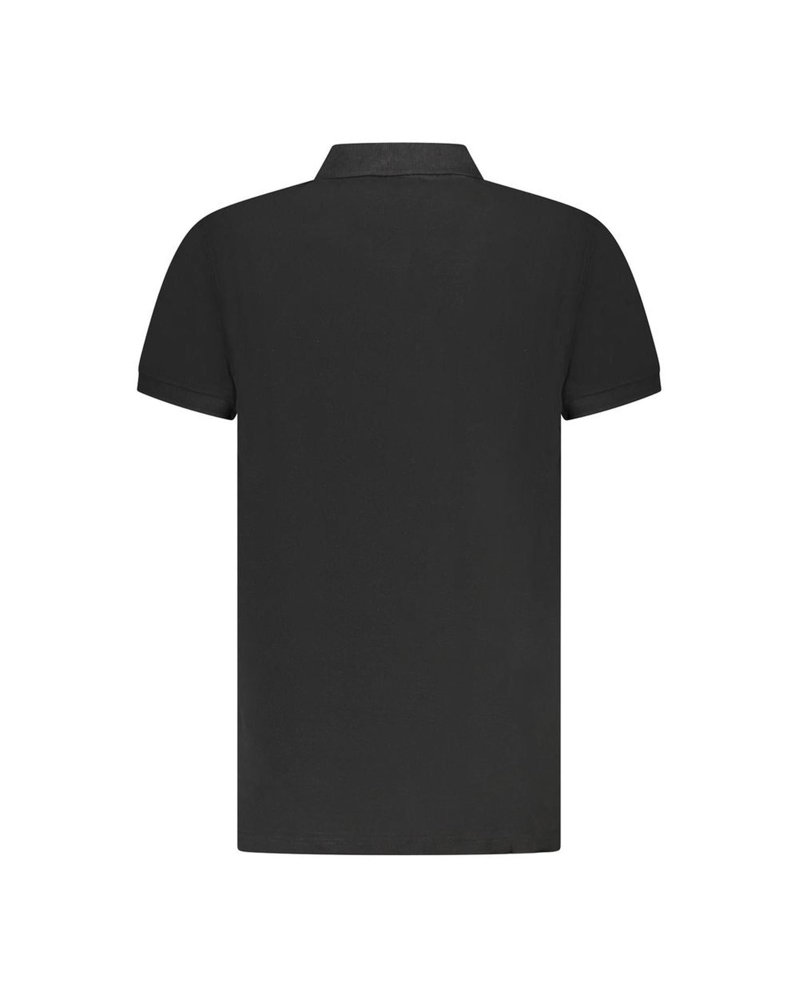 Cavalli Class Men's Black Cotton  Polo Shirt - M