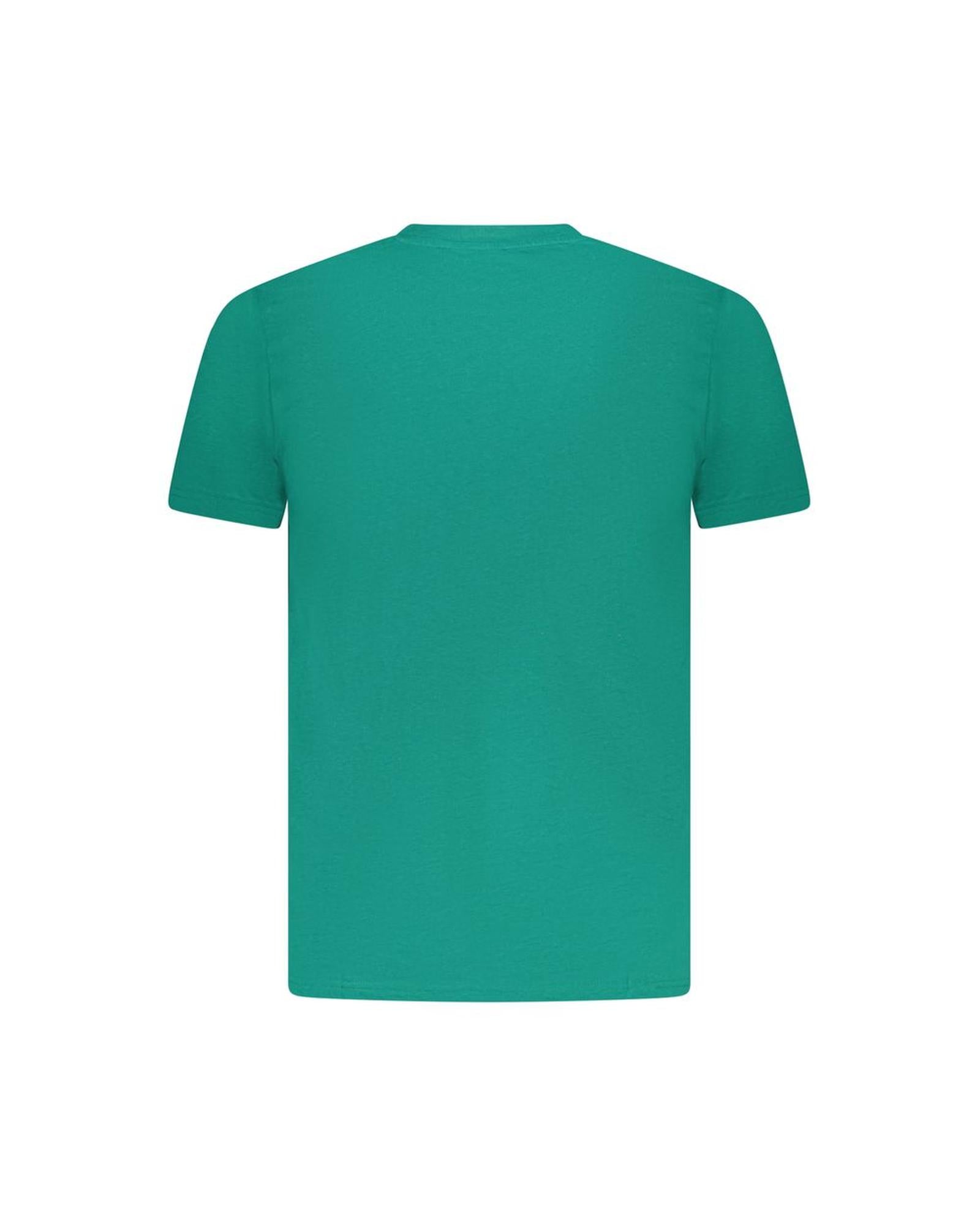 Cavalli Class Men's Green Cotton T-Shirt - 2XL