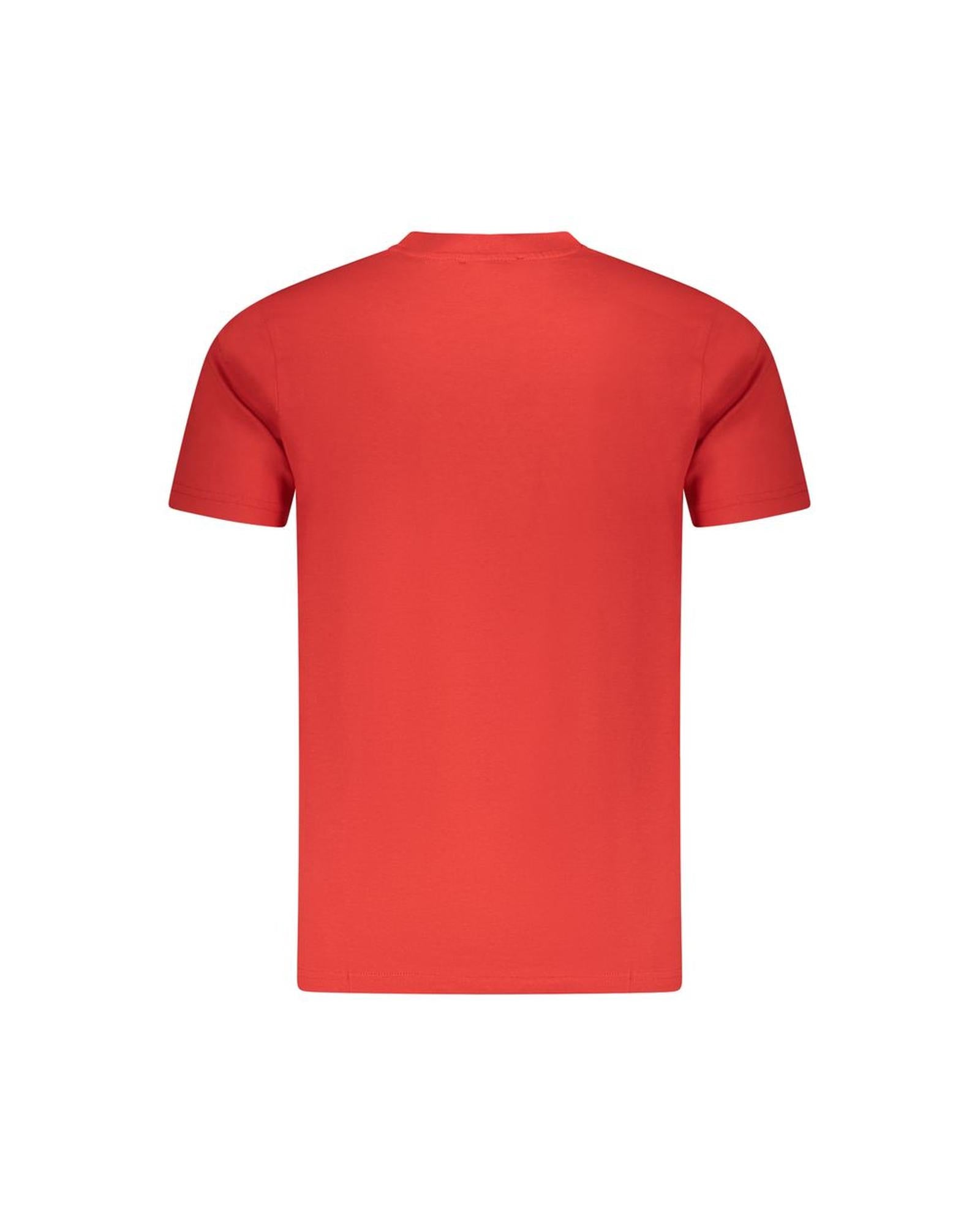 Cavalli Class Men's Red Cotton  T-Shirt - M