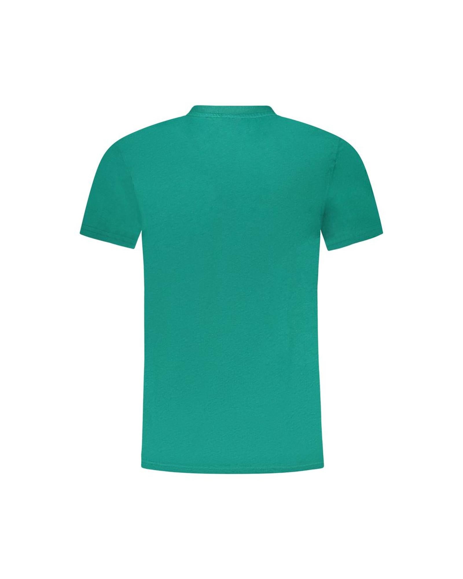 Cavalli Class Men's Green Cotton T-Shirt - 2XL