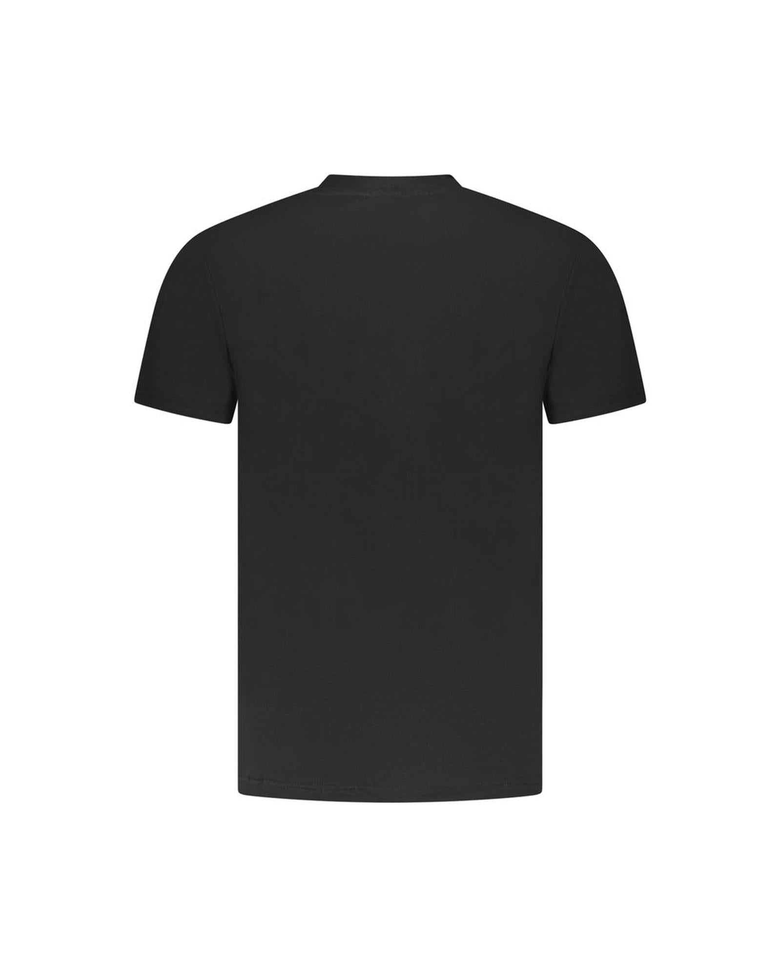 Cavalli Class Men's Black Cotton  T-Shirt - L