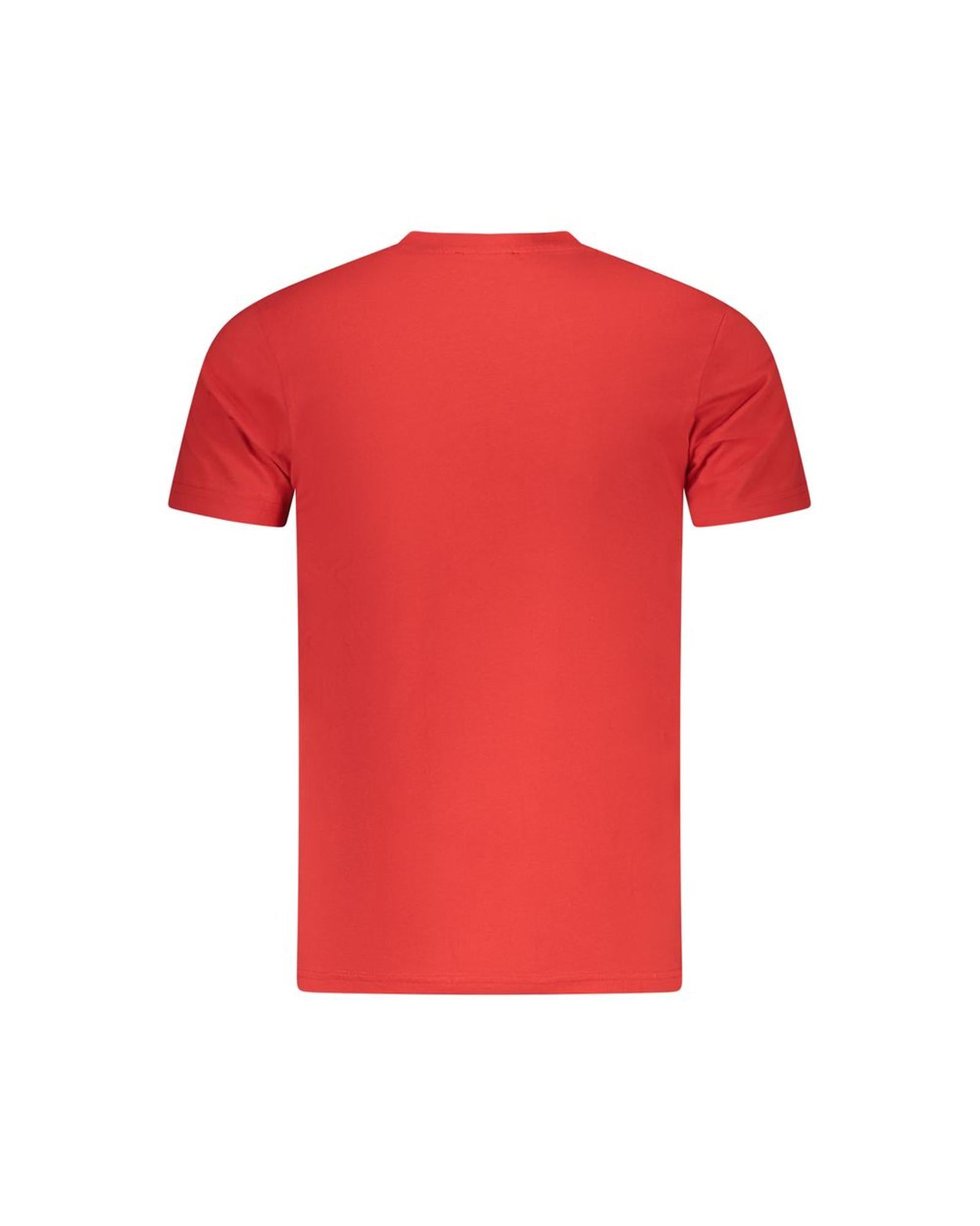 Cavalli Class Men's Red Cotton  T-Shirt - M