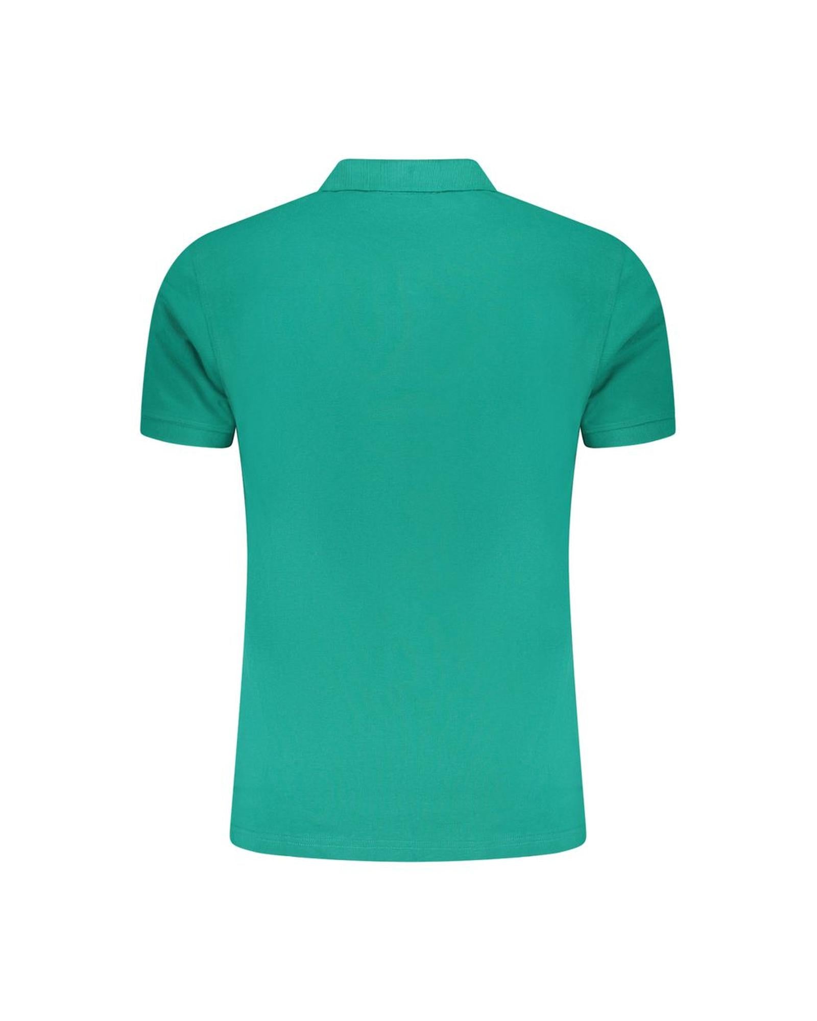 Cavalli Class Men's Green Cotton Polo Shirt - M