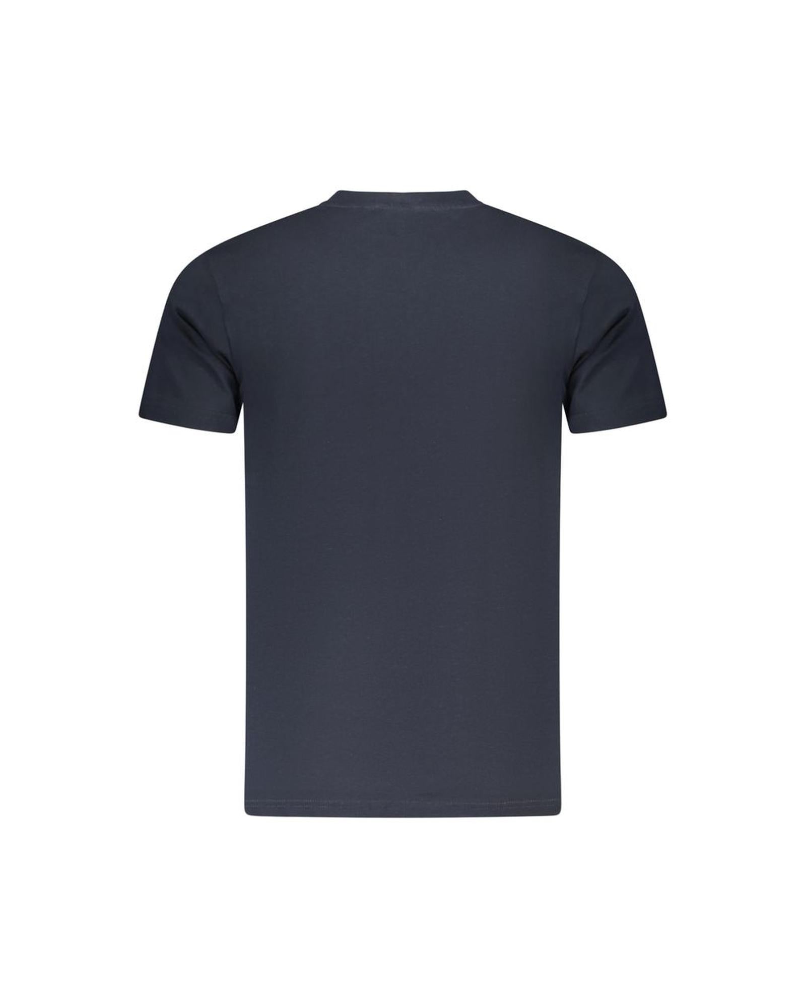 Cavalli Class Men's Blue Cotton  T-Shirt - 2XL