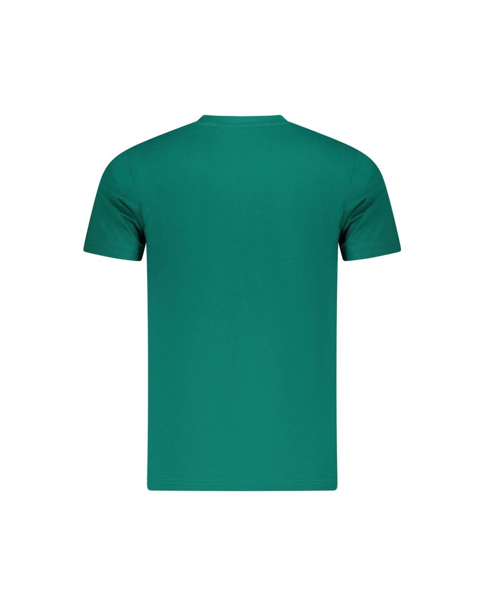 Cavalli Class Men's Green Cotton  T-Shirt - 2XL