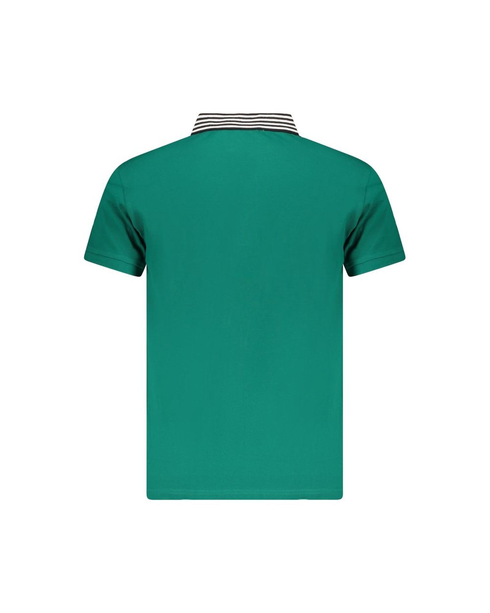 Cavalli Class Men's Green Cotton Polo Shirt - M