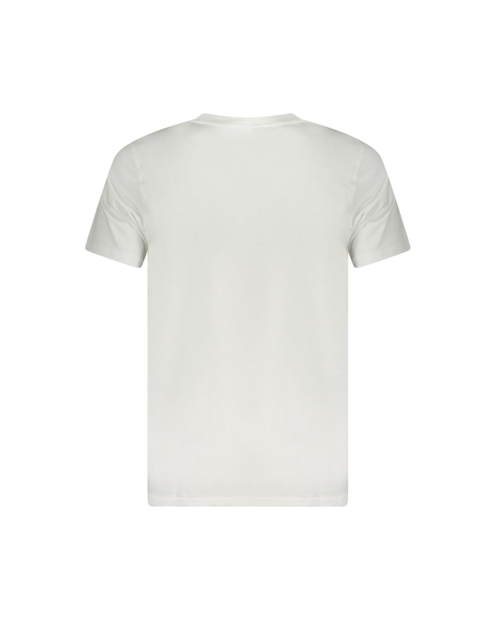 Cavalli Class Men's White Cotton  T-Shirt - 2XL