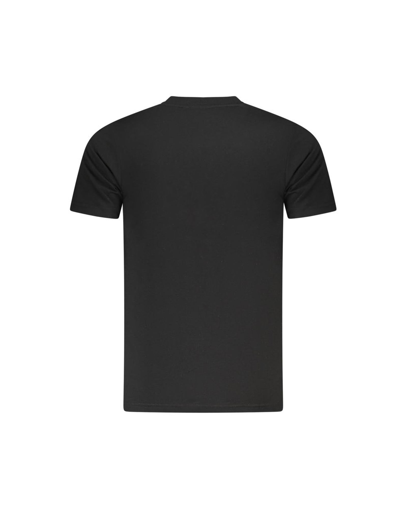 Cavalli Class Men's Black Cotton  T-Shirt - M