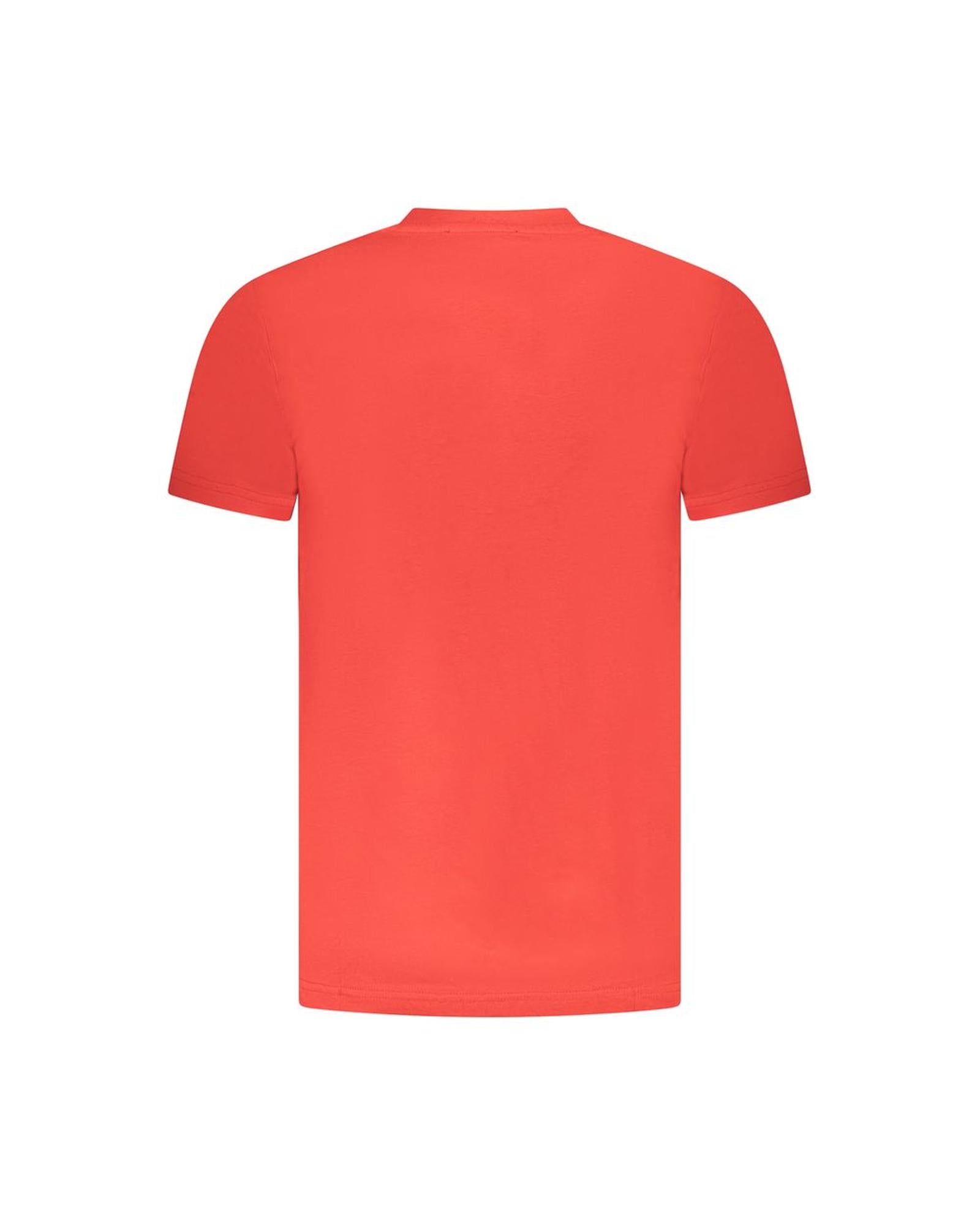 Cavalli Class Men's Red Cotton T-Shirt - M