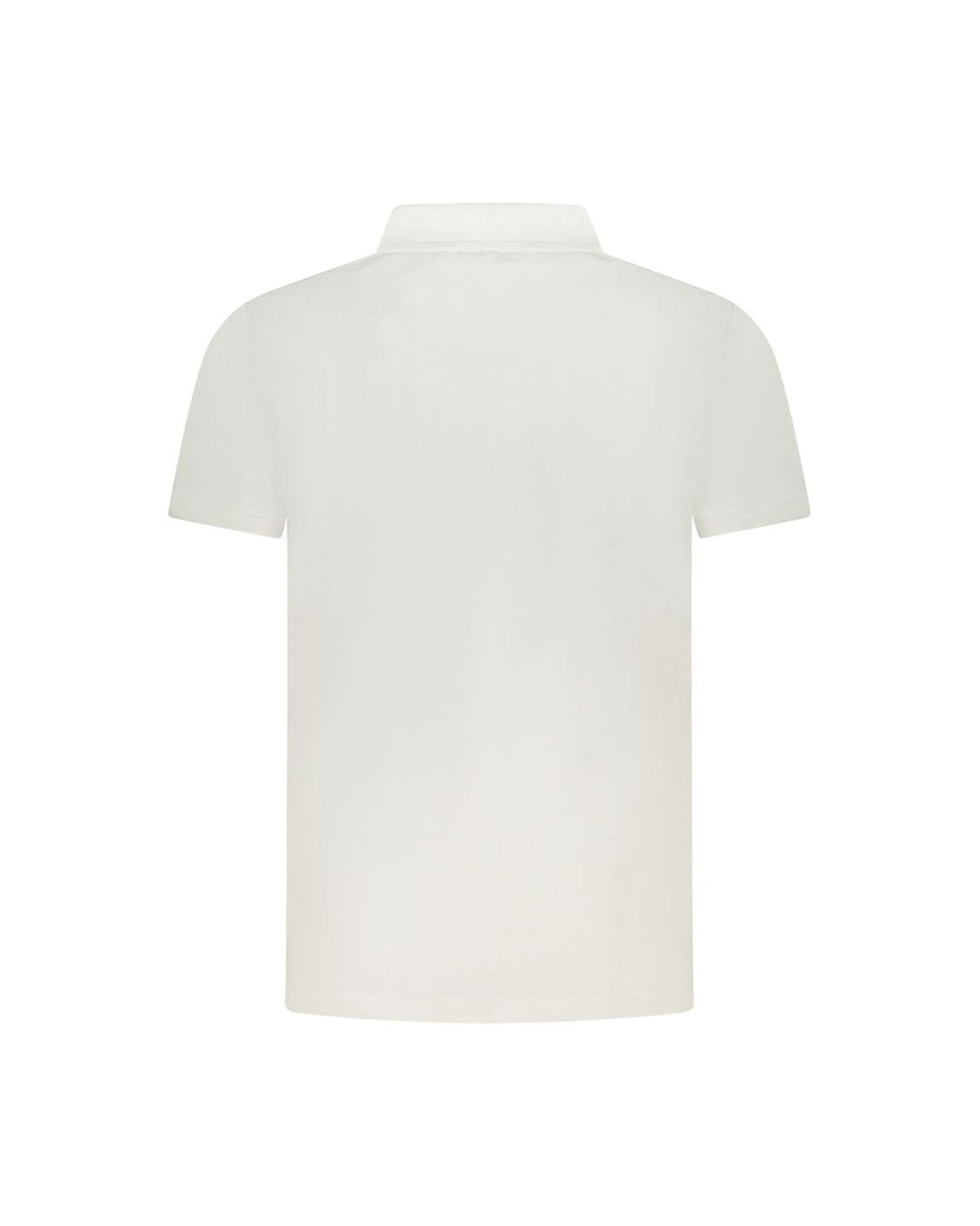 Cavalli Class Men's White Cotton Polo Shirt - M