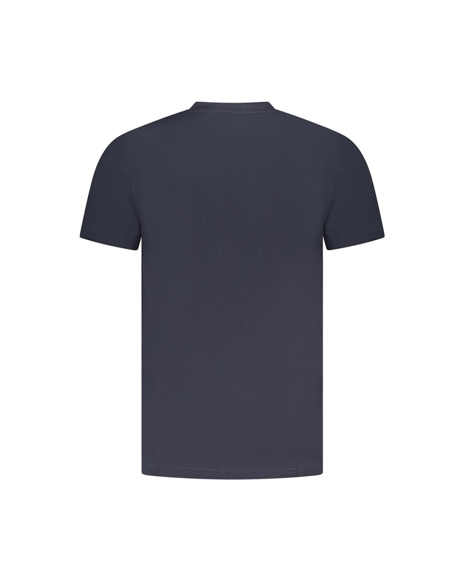Cavalli Class Men's Blue Cotton  T-Shirt - 2XL
