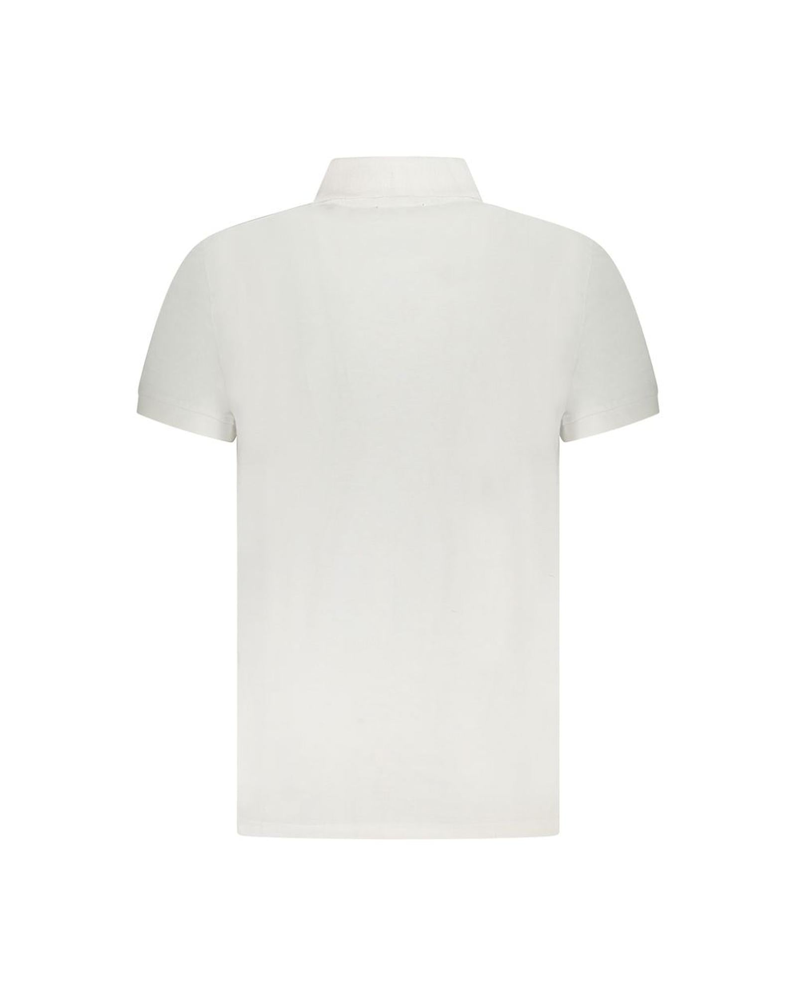 Cavalli Class Men's White Cotton Polo Shirt - M