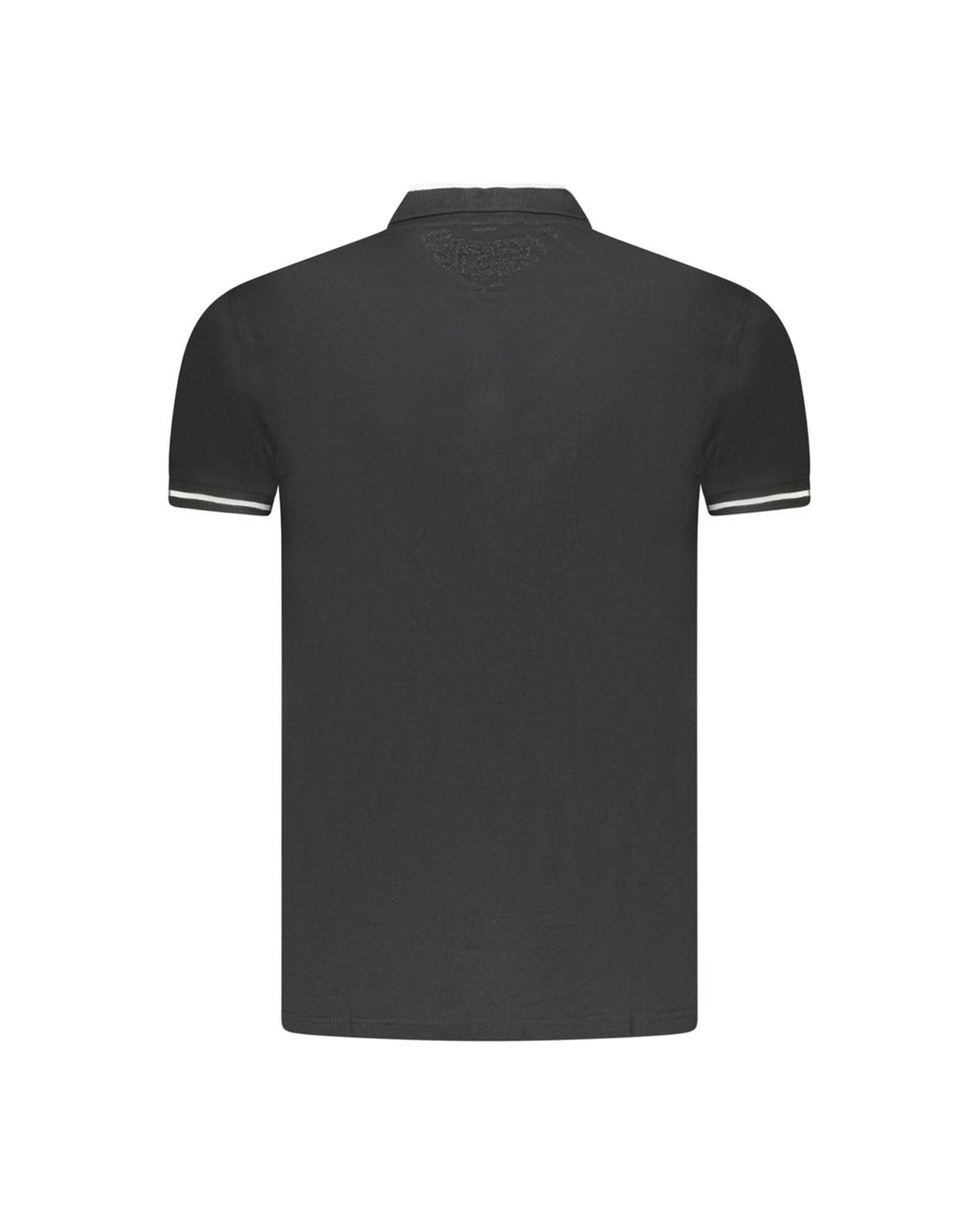 Cavalli Class Men's Black Cotton Polo Shirt - 2XL