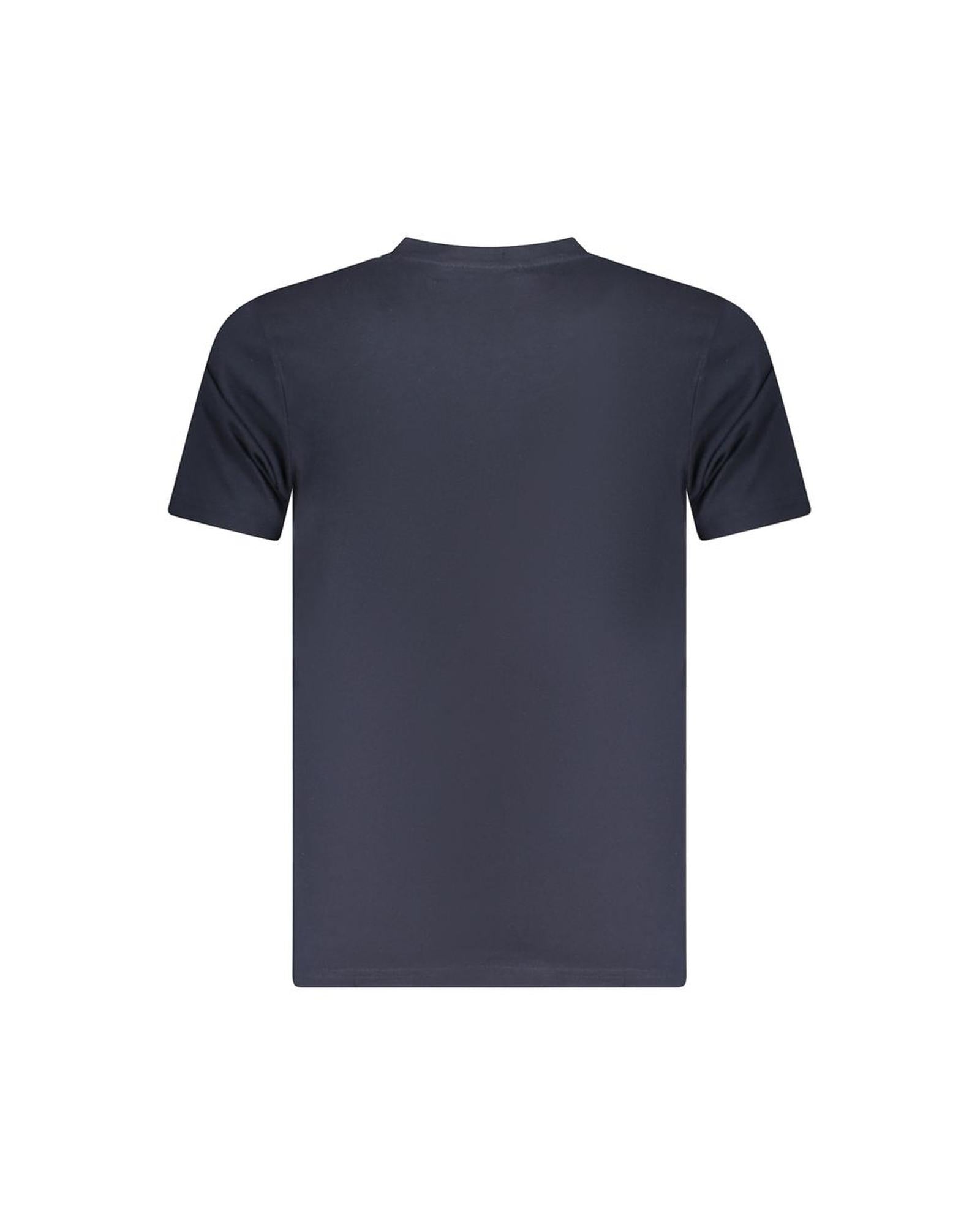 Cavalli Class Men's Blue Cotton T-Shirt - 2XL