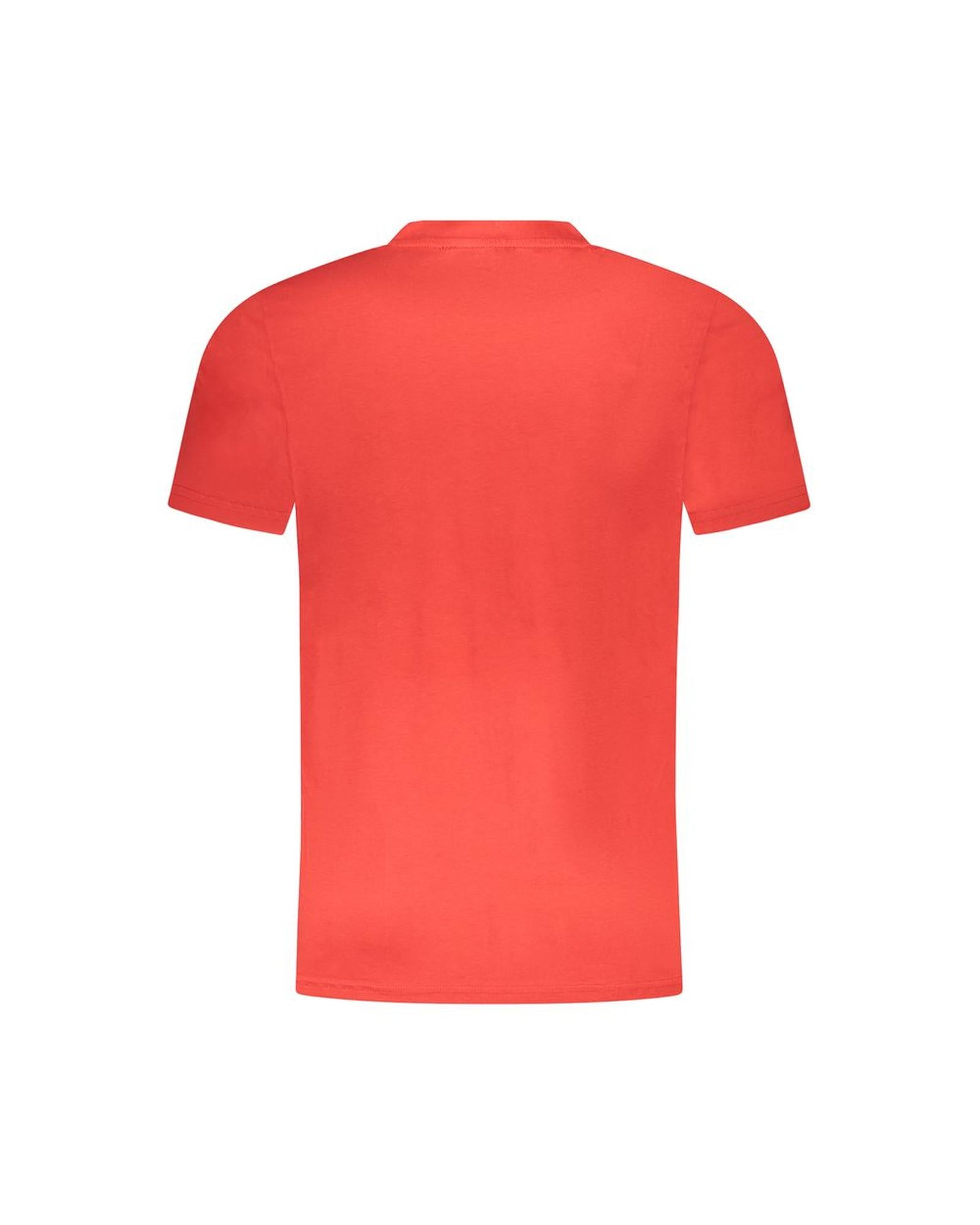 Cavalli Class Men's Red Cotton T-Shirt - 2XL