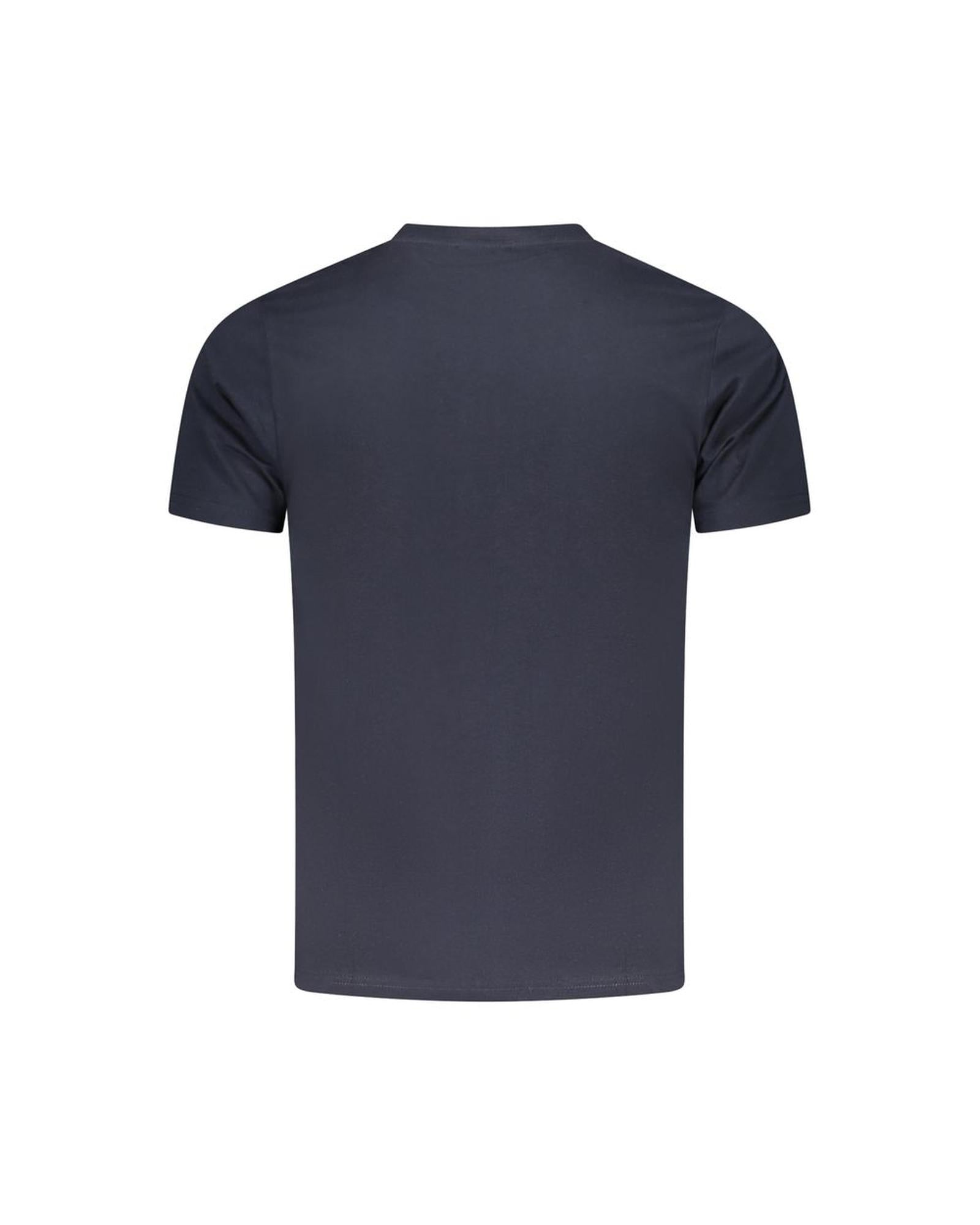 Cavalli Class Men's Blue Cotton T-Shirt - 2XL